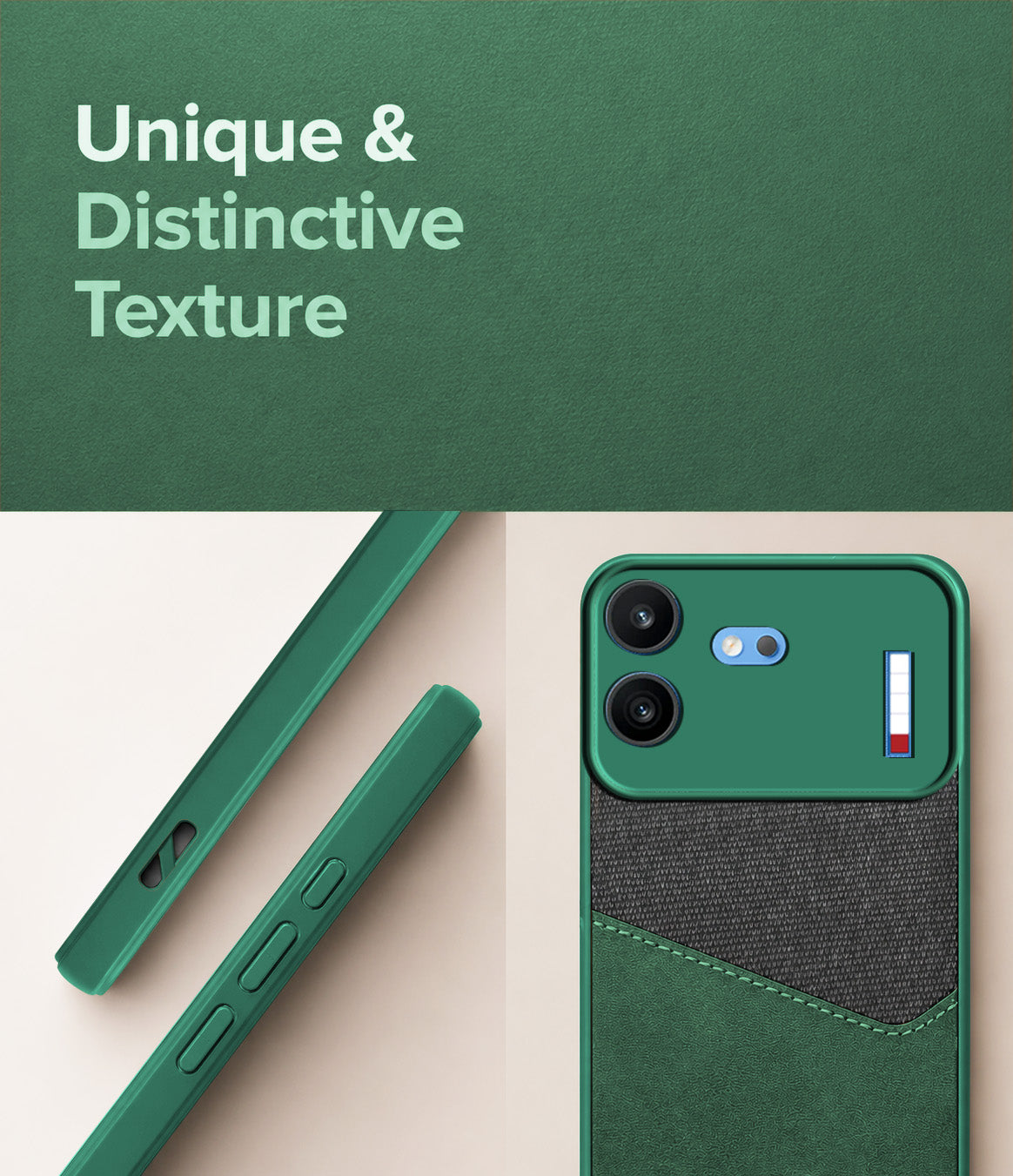 For Nothing Phone 4B 5G Back Cover Case (Dual PU Leather Stitch | Professional Minimalist | Soft and Flexible)