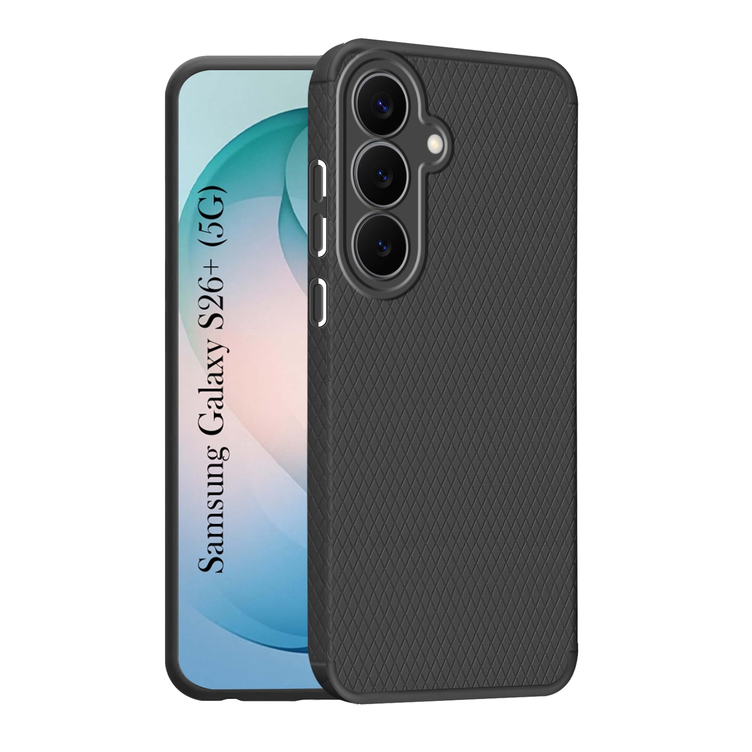 For Samsung Galaxy S26 Plus Back Cover Case Liquid Silicone (Camera Protection | Side Grip Texture | Soft and Flexible)