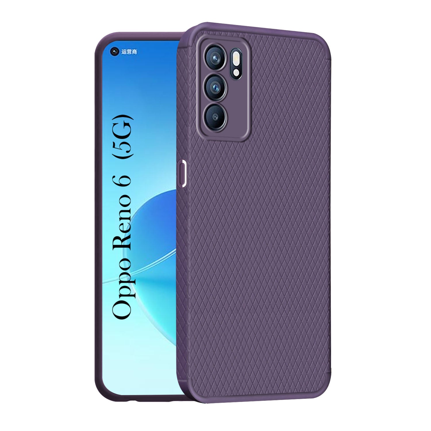 For Oppo Reno6 5G | Reno 6 5G Back Cover Case (Velvet Touch | Professional Glossy Finish | Camera Protection Bump)