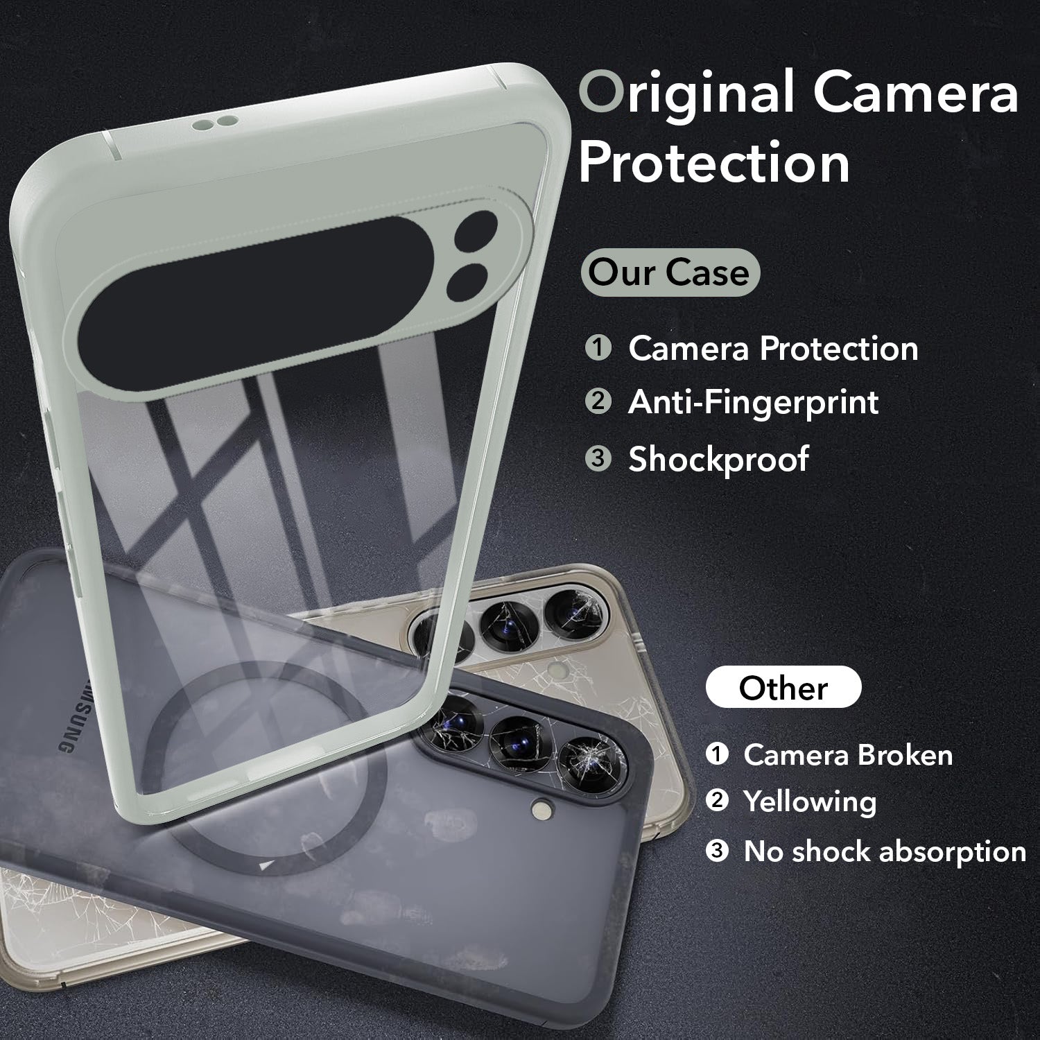 For Google Pixel 10 Pro XL Back Cover Case (Lifetime Anti Yellow | Anti Scratch | Crystal Clear Shockproof)