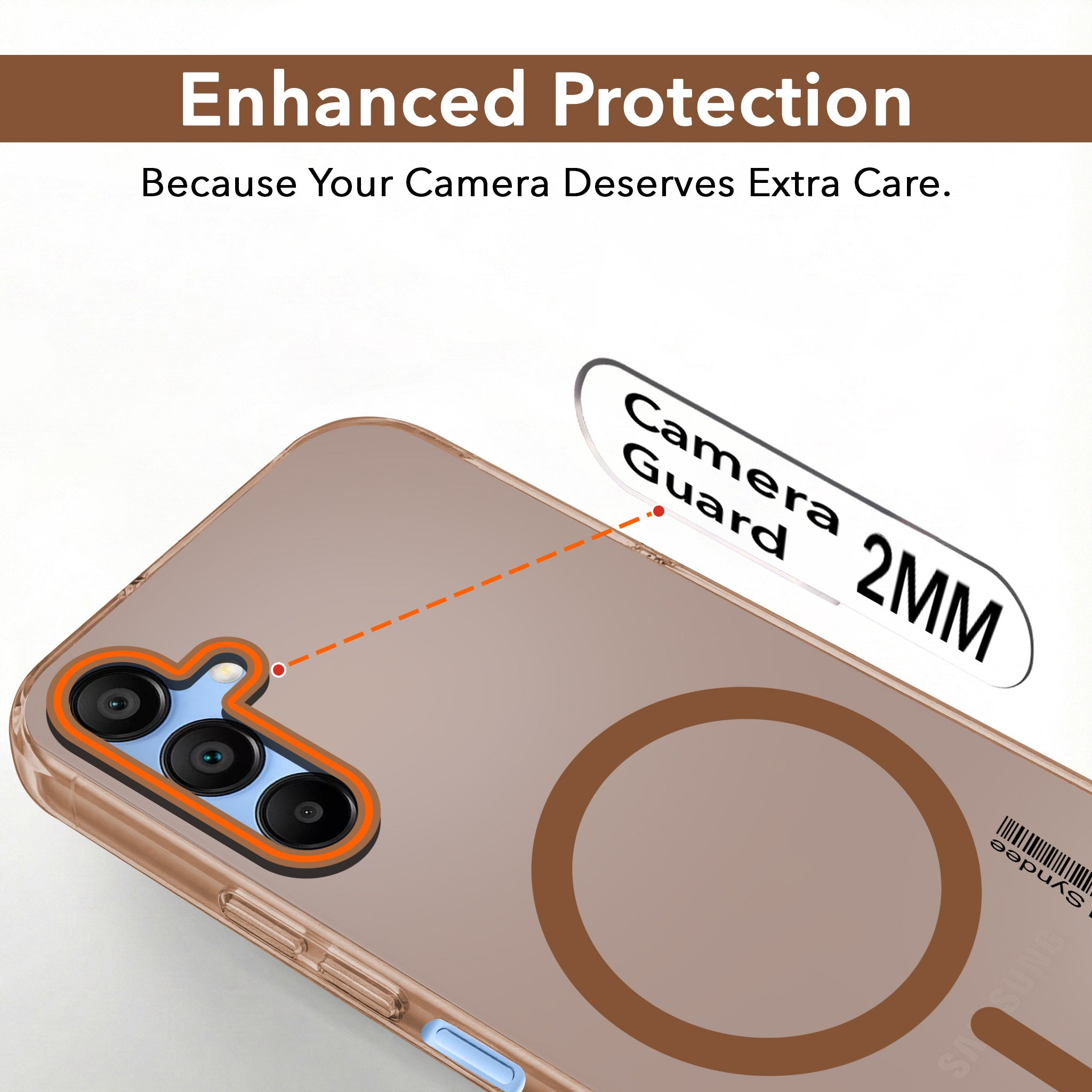 For Samsung Galaxy A15 5G Back Cover Case (Soft Touch | Camera Bump Protection | MagSafe Compatible | Matte Finish)