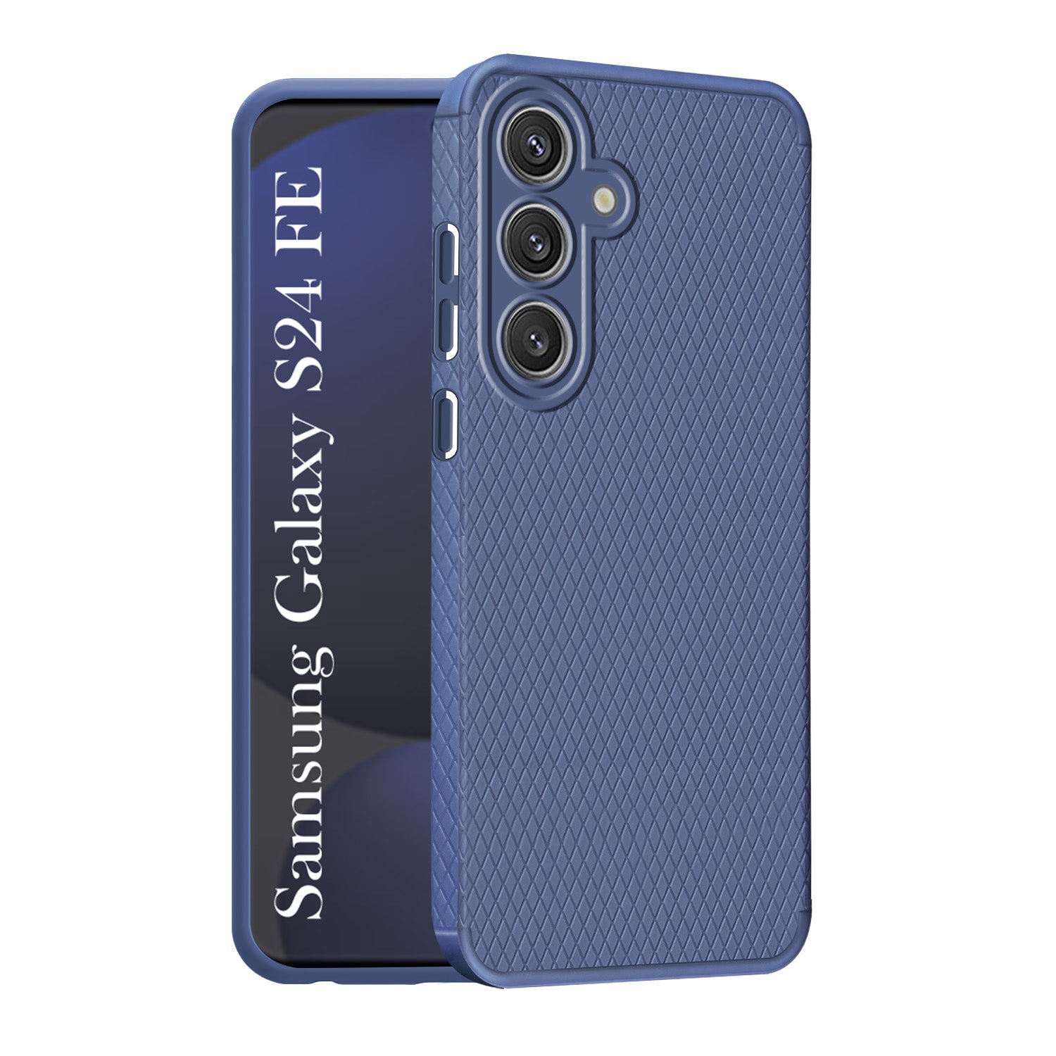 For Samsung Galaxy S24 FE Back Cover Case (Liquid Silicone | Side Grip | Camera Protection)