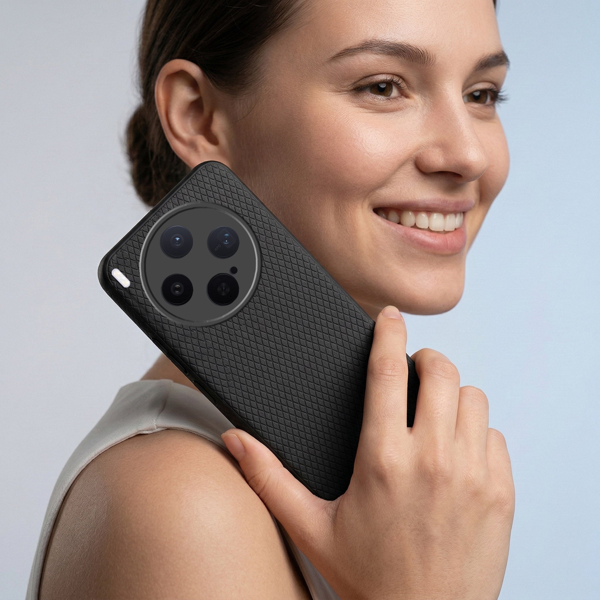 For Vivo X300 5G Combo with Back Cover and 9H Tempered Glass (Liquid Silicone | Camera Protection | Oleophobic Coating Screen Glass)