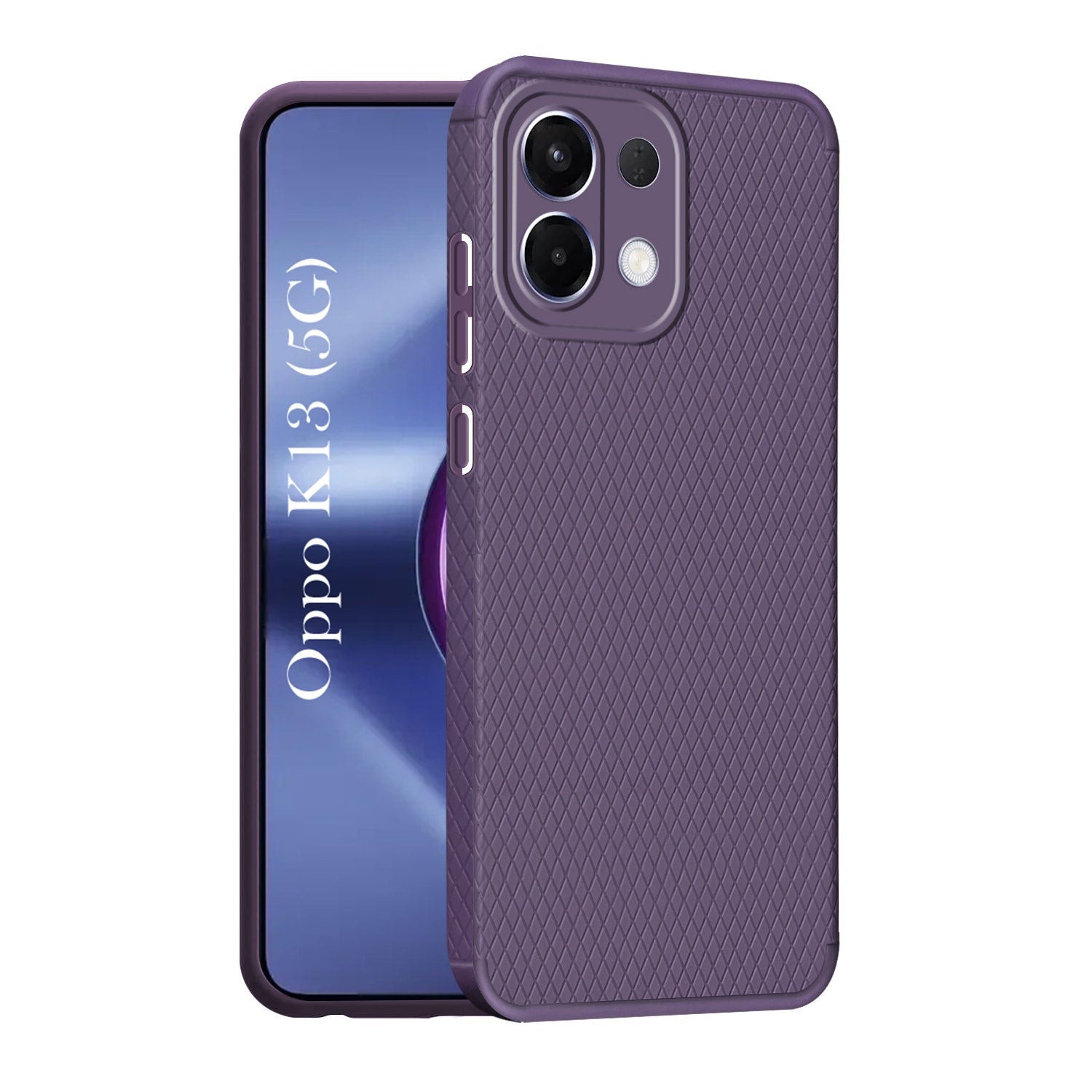 For Oppo K13 Back Cover Case (Liquid Silicone | Side Grip | Camera Protection)