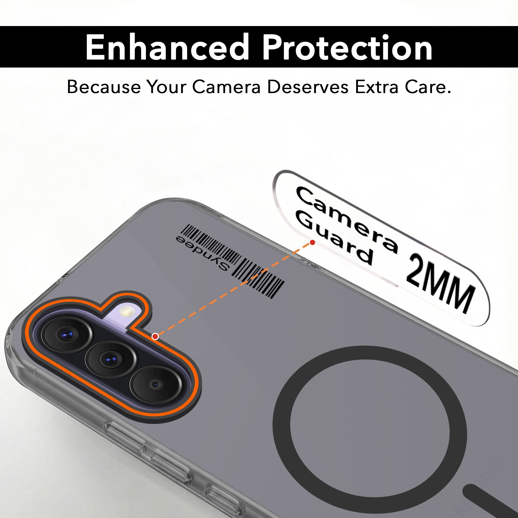For Samsung Galaxy A57 5G Back Cover Case (Soft Touch | Camera Bump Protection | MagSafe Compatible | Matte Finish)