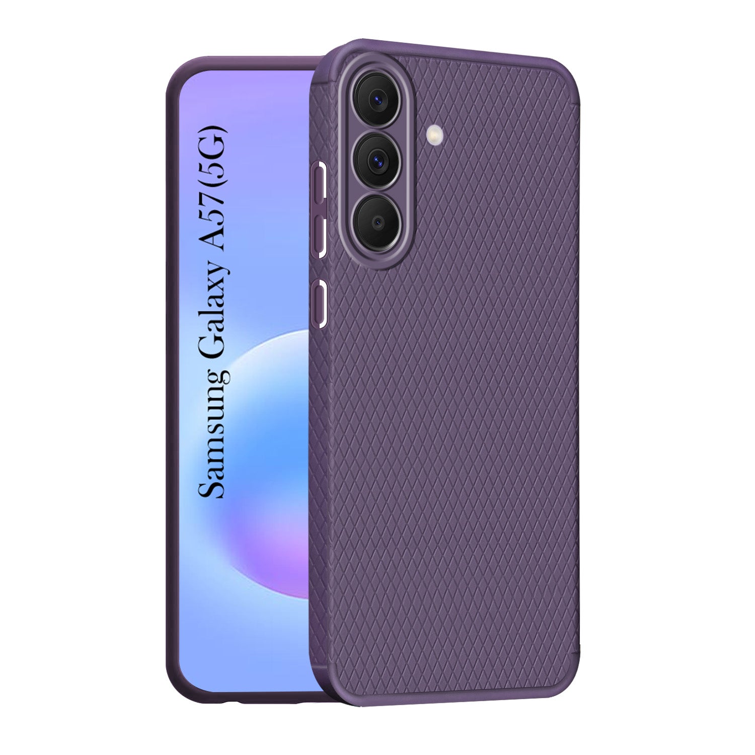 For Samsung Galaxy A57 5G Back Cover Case Liquid Silicone (Camera Protection | Side Grip Texture | Soft and Flexible)