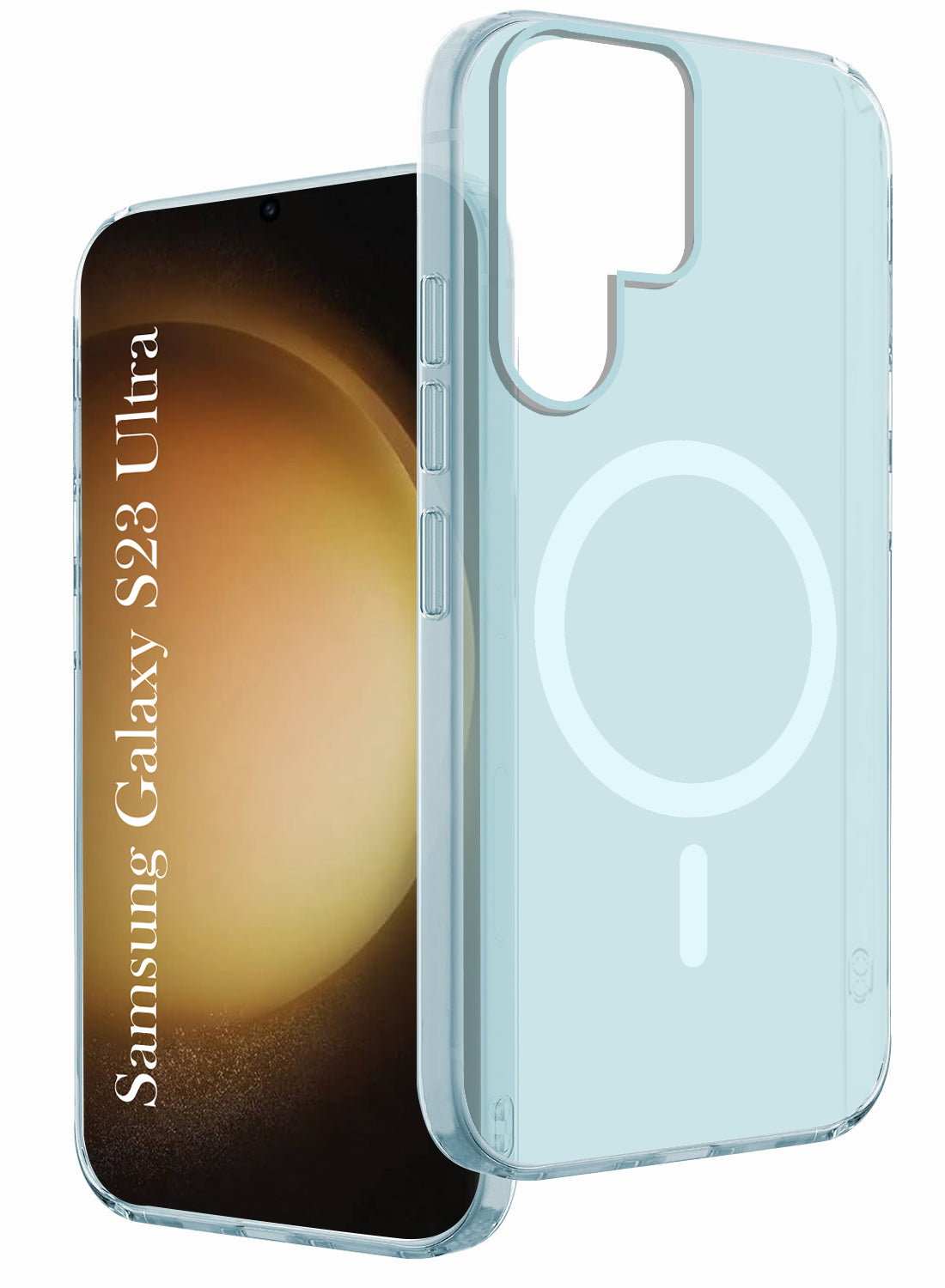 For Samsung Galaxy S23 Ultra Back Cover Case (Frosted Matte Feel | MagSafe Compatible Wireless Charging | Polycarbonate Material)