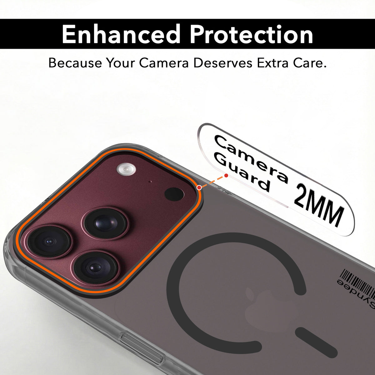 For Apple iPhone 18 Pro Max Back Cover Case (Soft Touch | Camera Bump Protection | MagSafe Compatible | Matte Finish)