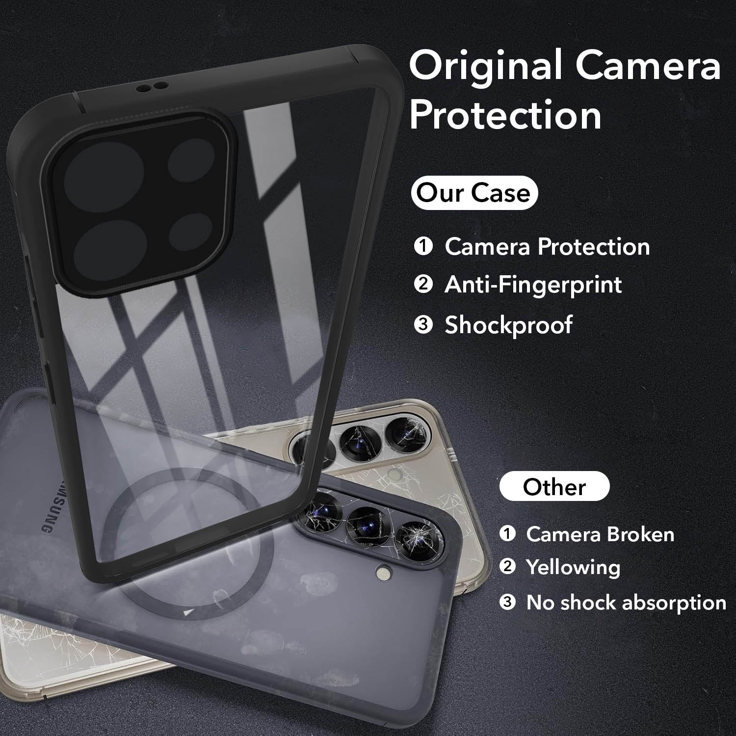 For Oppo K13 Back Cover Case (Lifetime Anti Yellow | Anti Scratch | Crystal Clear Shockproof)