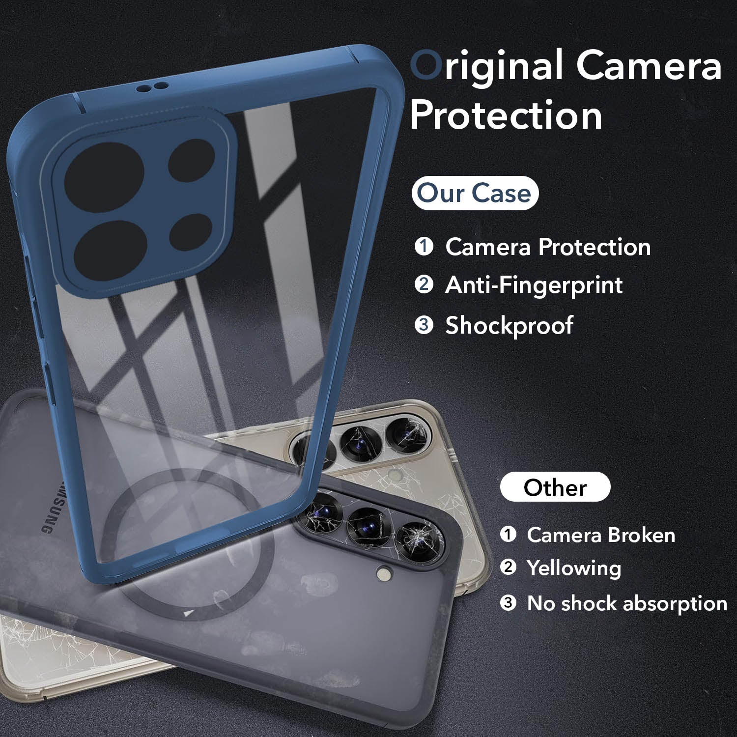 For Oppo K13 Back Cover Case (Lifetime Anti Yellow | Anti Scratch | Crystal Clear Shockproof)