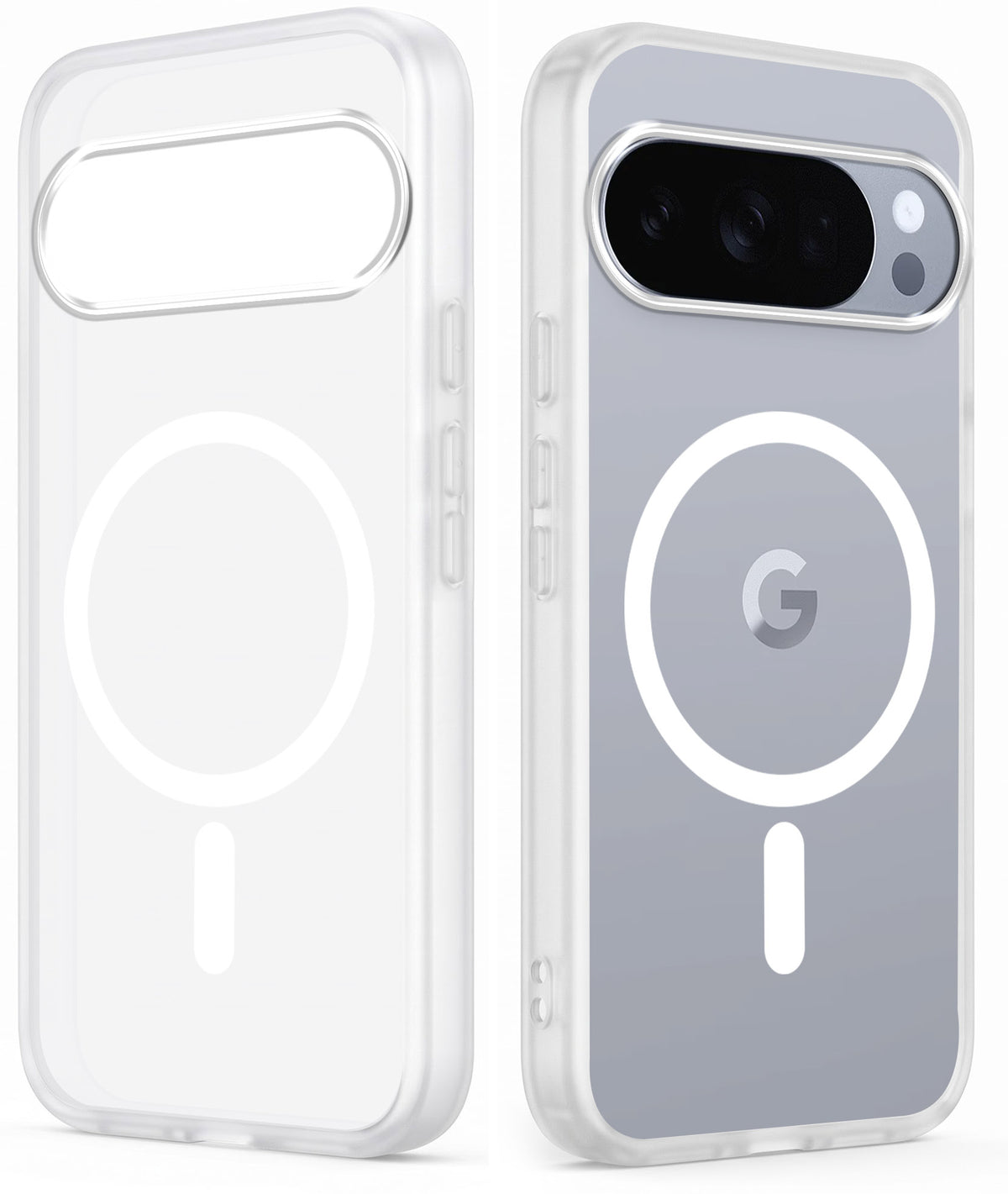 For Google Pixel 10 Pro Matte Finish Back Case Cover (MagSafe Compatible | Translucent Soft Touch | Slim and Unbreakable)