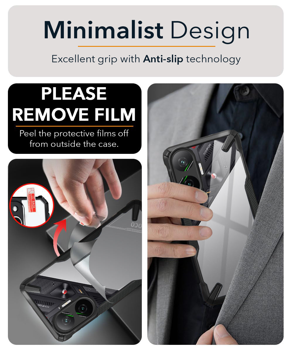 Kwmobile Case Compatible With Xiaomi Poco F7 Ultra Case - Protective Slim TPU Phone Cover - Soft Matte Finish - Gray Green