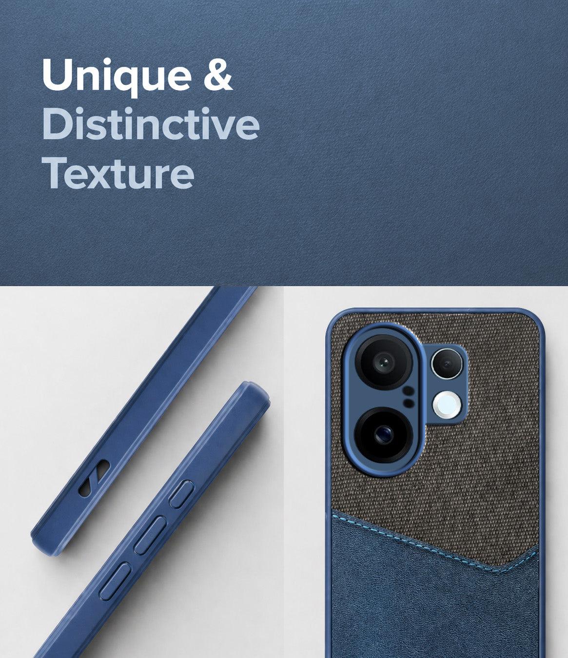 For Vivo X200 FE Back Cover Case (Dual PU Leather Stitch | Professional Minimalist | Soft and Flexible)