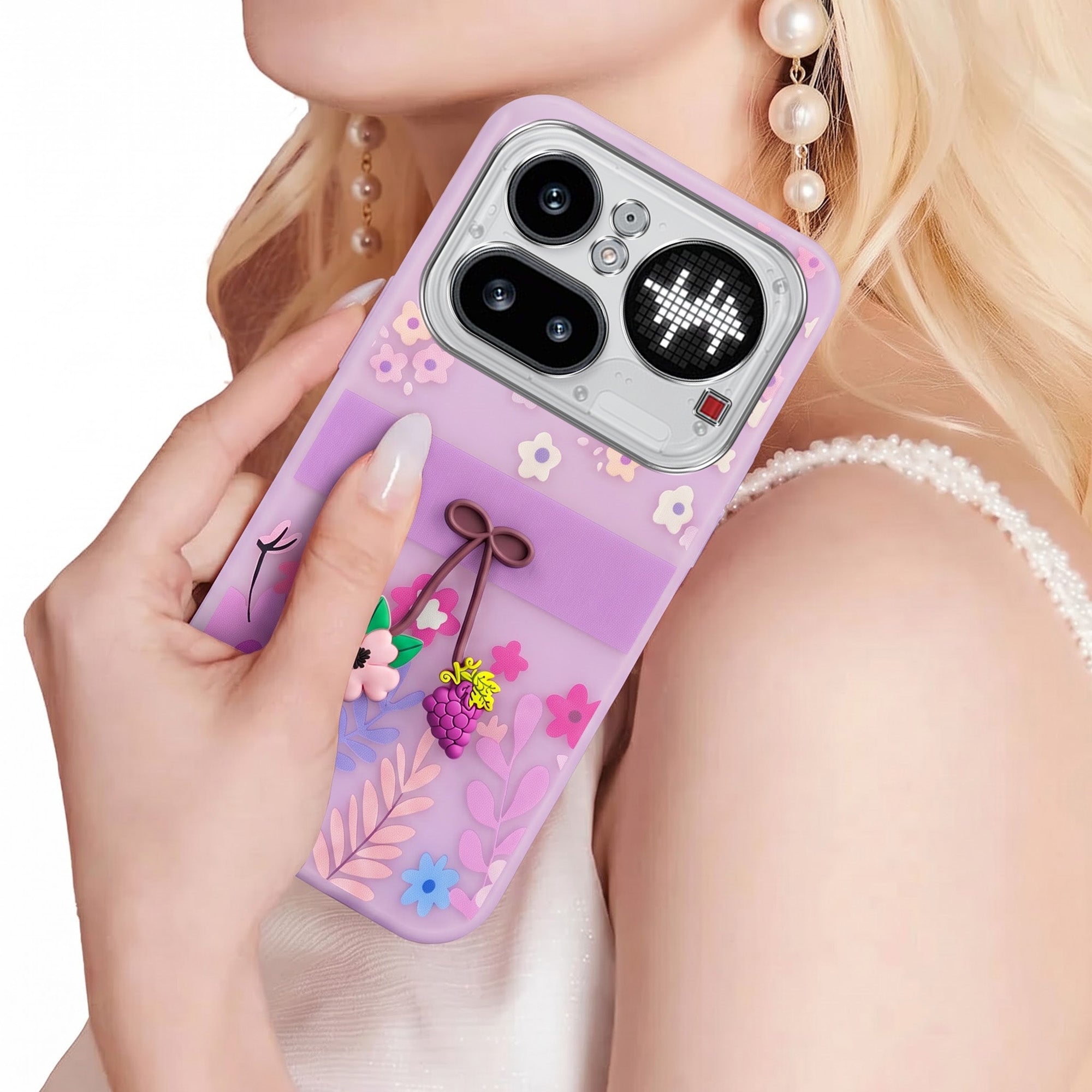 For Nothing Phone 4A Pro 5G Back Cover Case (3D Cute Cartoons | Hard Back Side Soft | Matte Premium Finish | HD Printing)