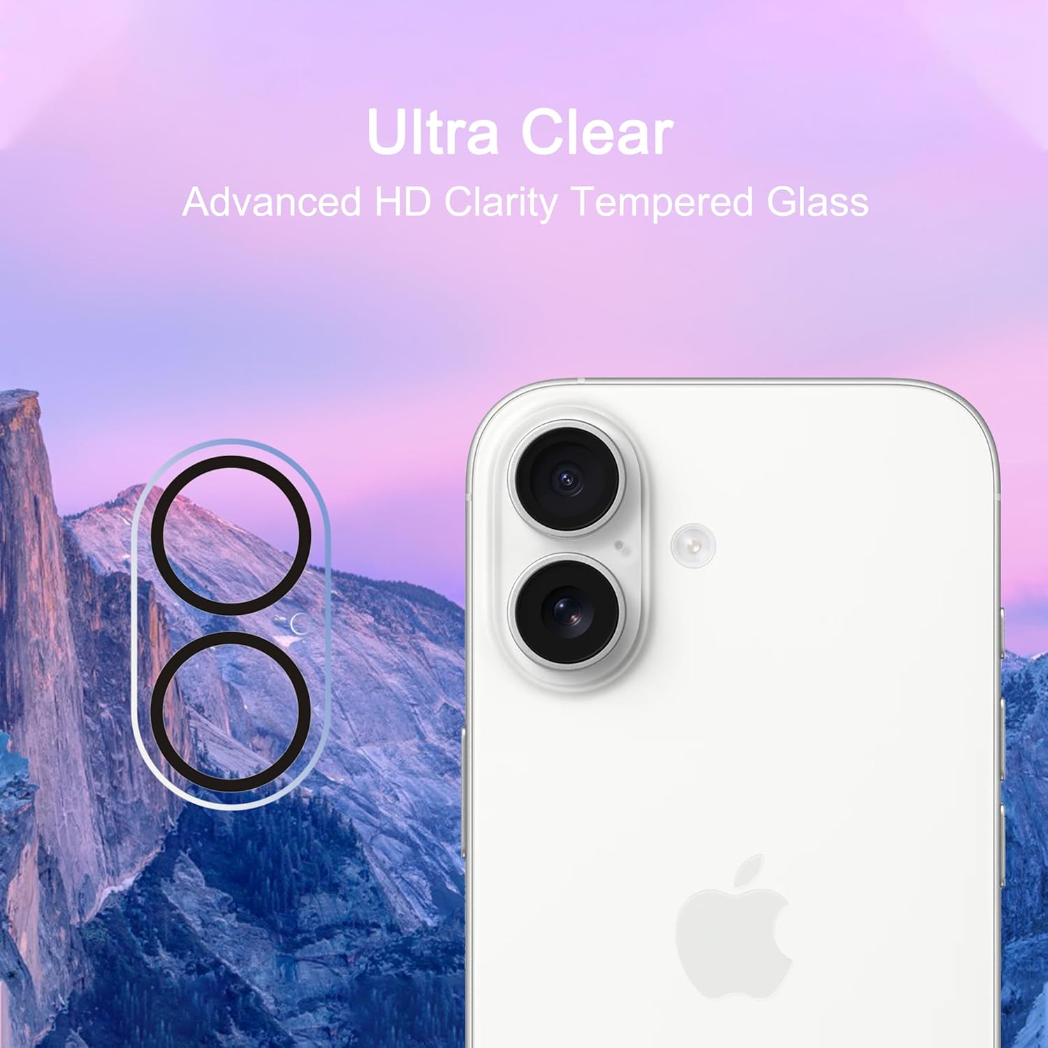 Camera Glass For Iphone 17 Tempered Glass, Scratch Resistant, Flash-Friendly Premium Lens Cover