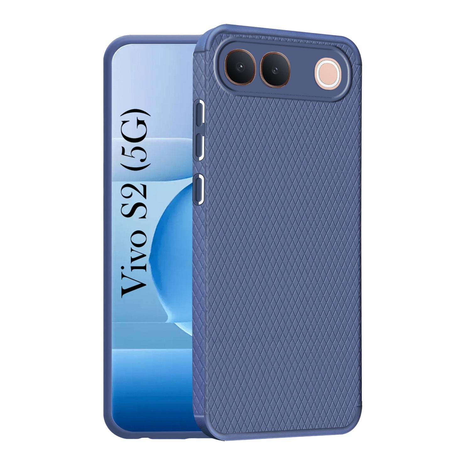 For Vivo S2 5G Back Cover Case Liquid Silicone (Camera Protection | Side Grip Texture | Soft and Flexible)