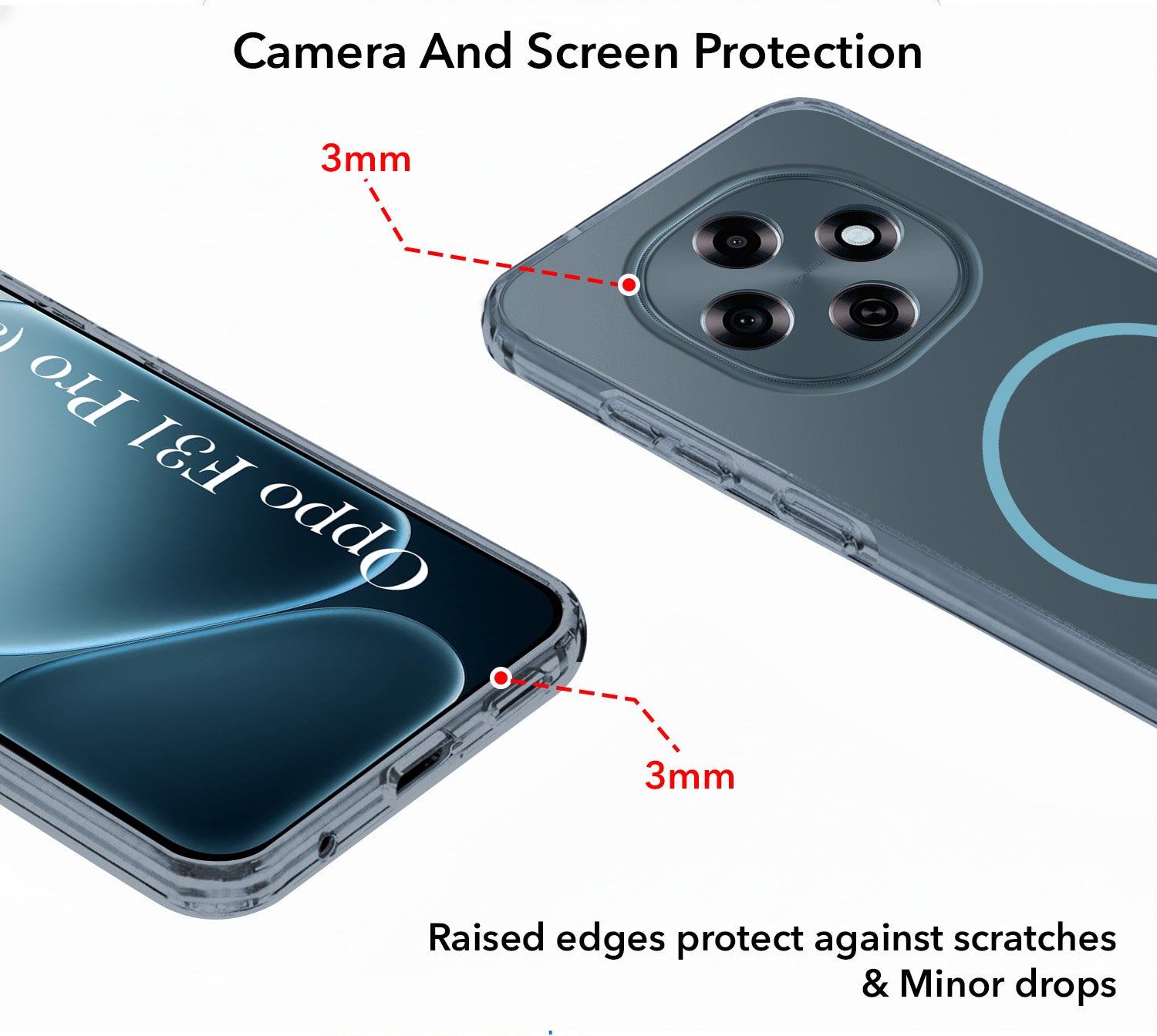For Oppo F31 Pro Back Cover Case Silicone (Slim Paper Thin | Camera Protection Bump | Minimalist Professional | Soft Flexible)