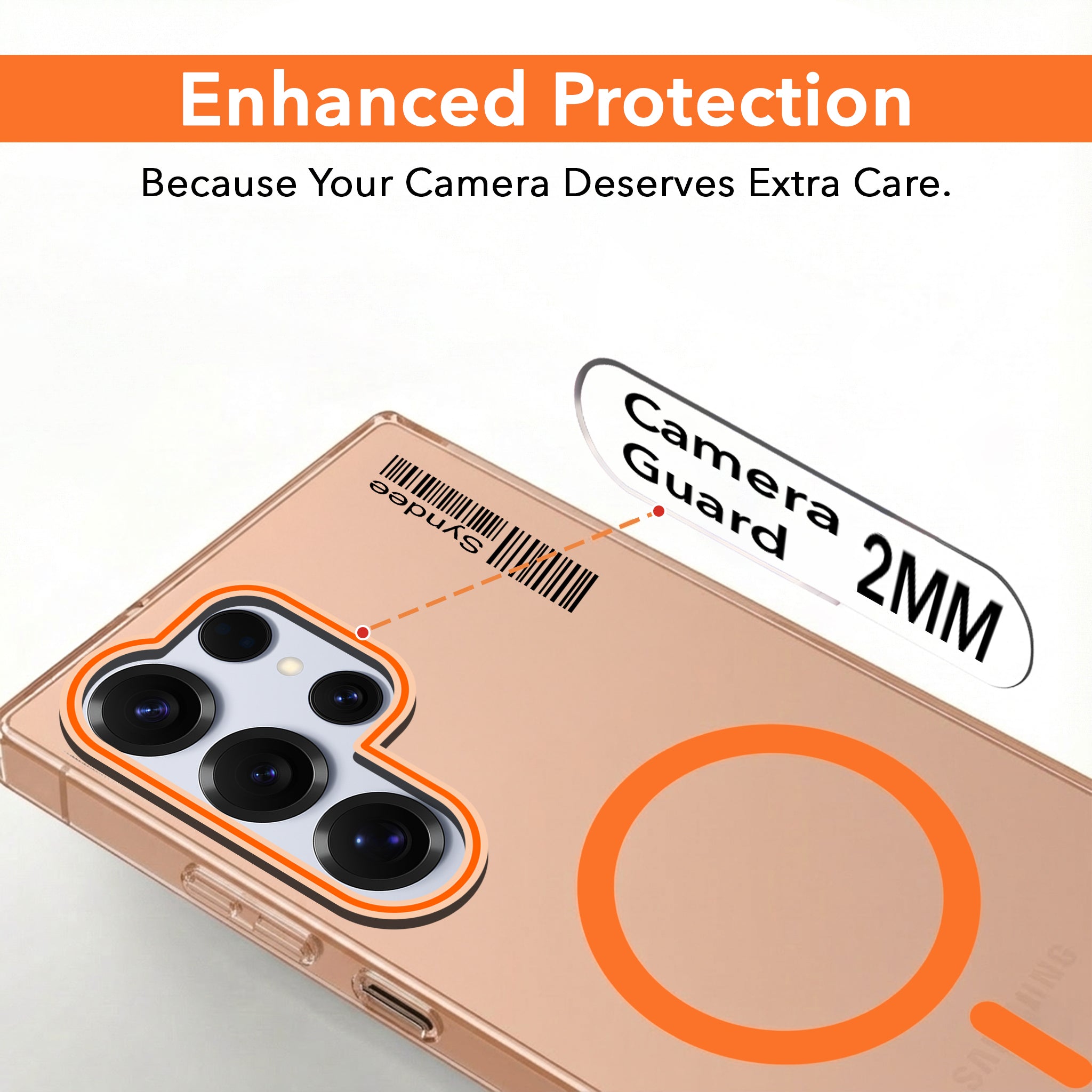 For Samsung Galaxy S25 Ultra Back Cover Case (Soft Touch | Camera Bump Protection | MagSafe Compatible | Matte Finish)