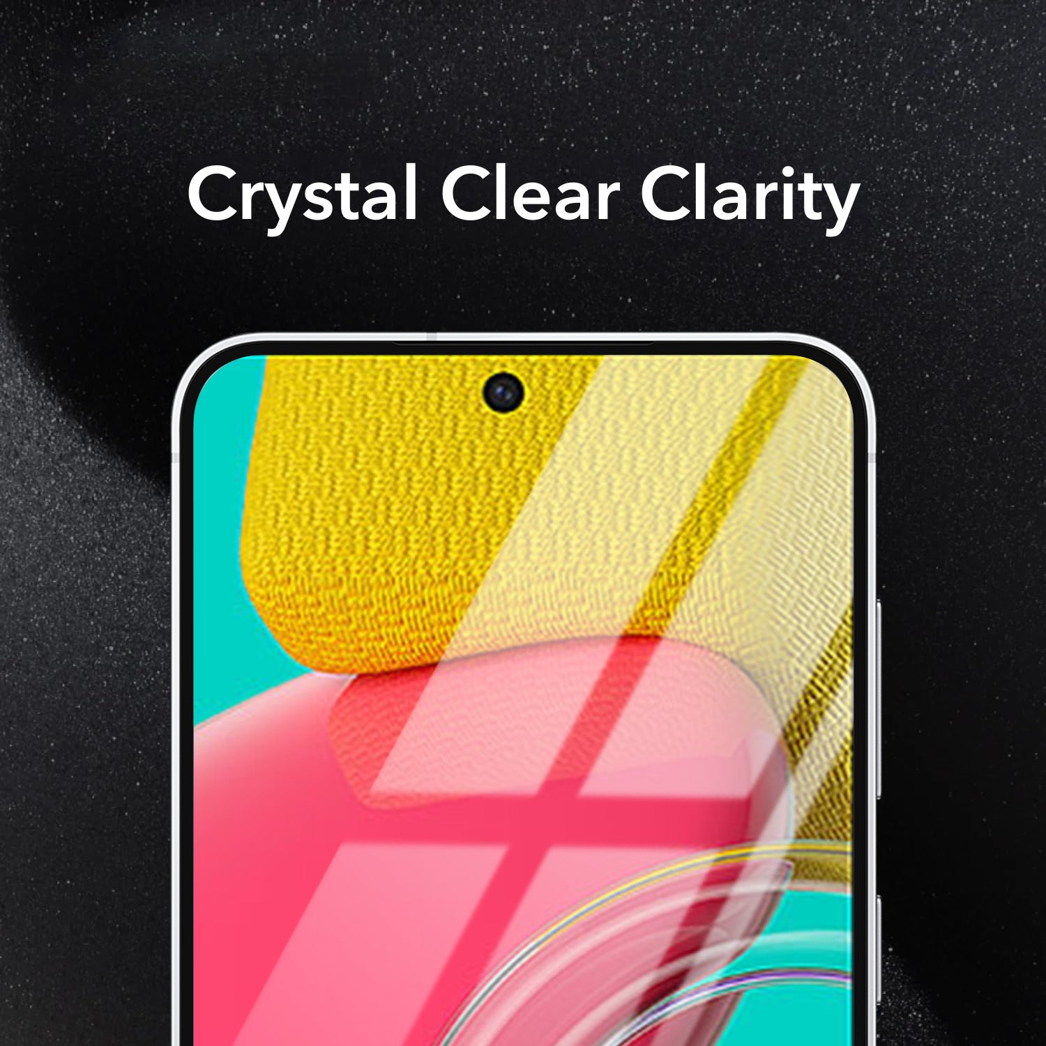 (Pack of 2) Tempered Glass For Samsung Galaxy M53 5G Military-Grade Gorilla Screen Protector  With Installation Kit | Shatterproof, Full Coverage, HD Clear, Scratch Resistant