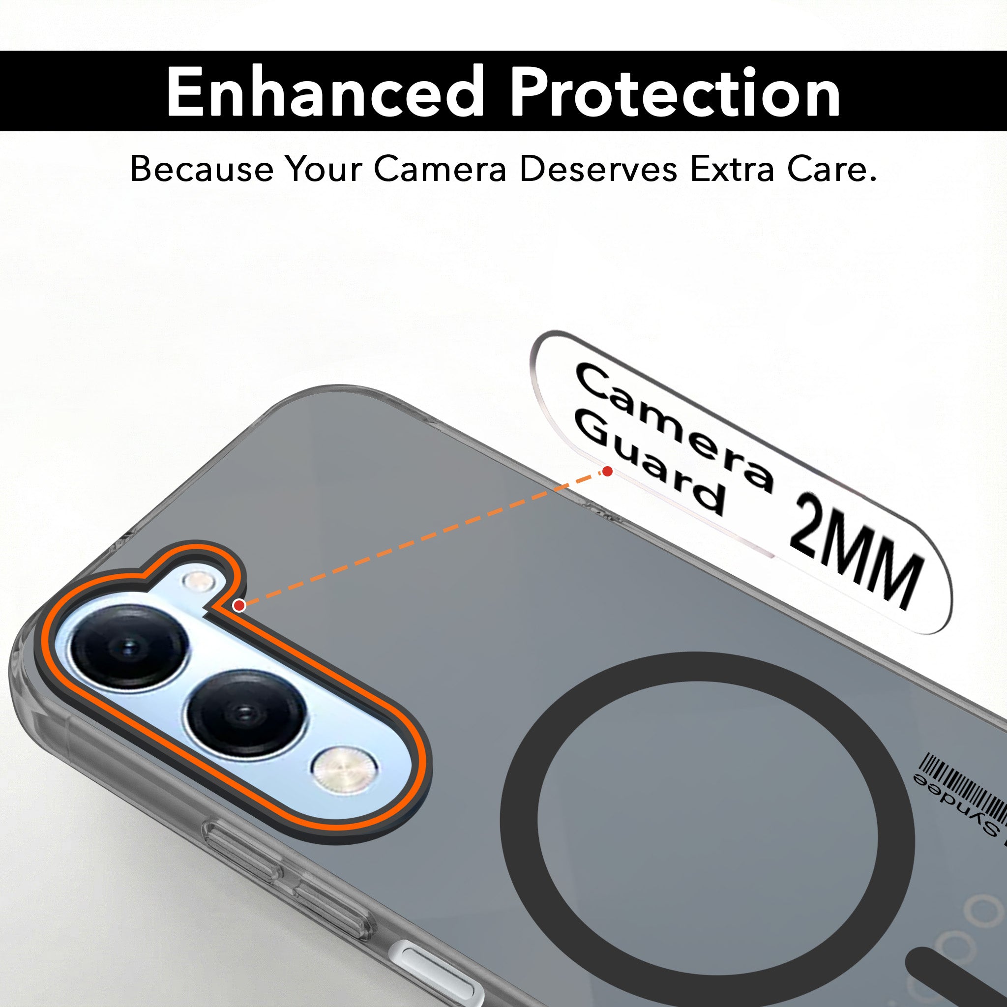 For Vivo iQOO Z10 Lite Back Cover Case (Soft Touch | Camera Bump Protection | MagSafe Compatible | Matte Finish)