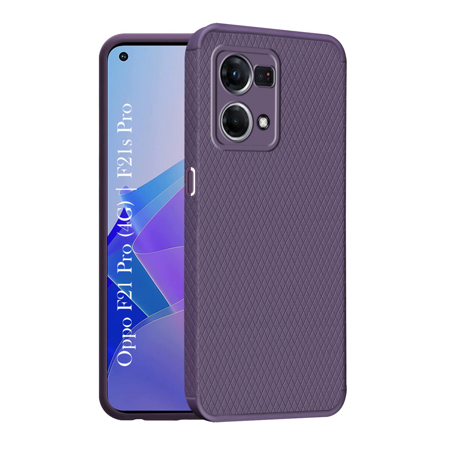 For Oppo F21 Pro 4G | F21s Pro Back Cover Case (Liquid Silicone | Side Grip | Camera Protection)