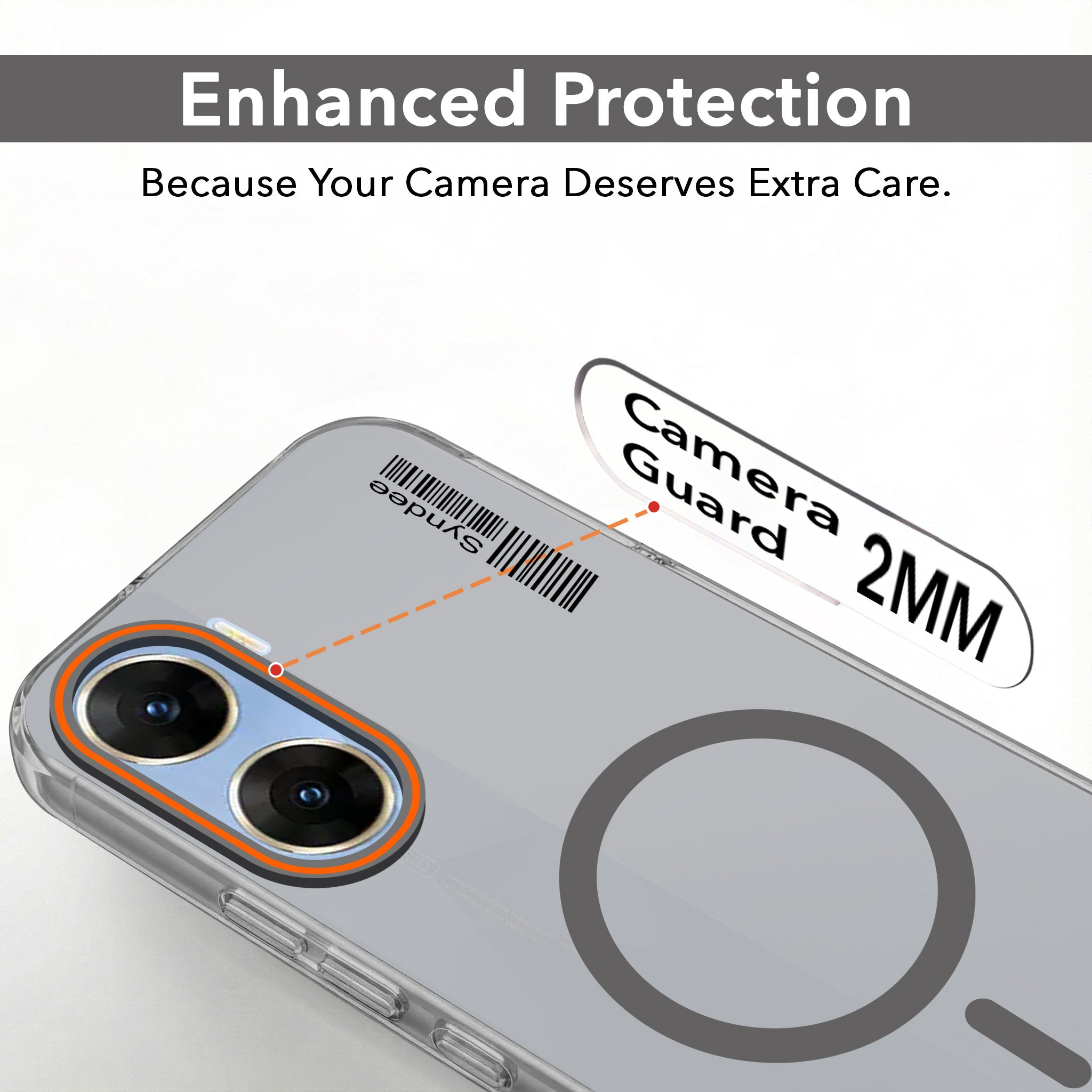 For Vivo V29e 5G Back Cover Case (Soft Touch | Camera Bump Protection | MagSafe Compatible | Matte Finish)