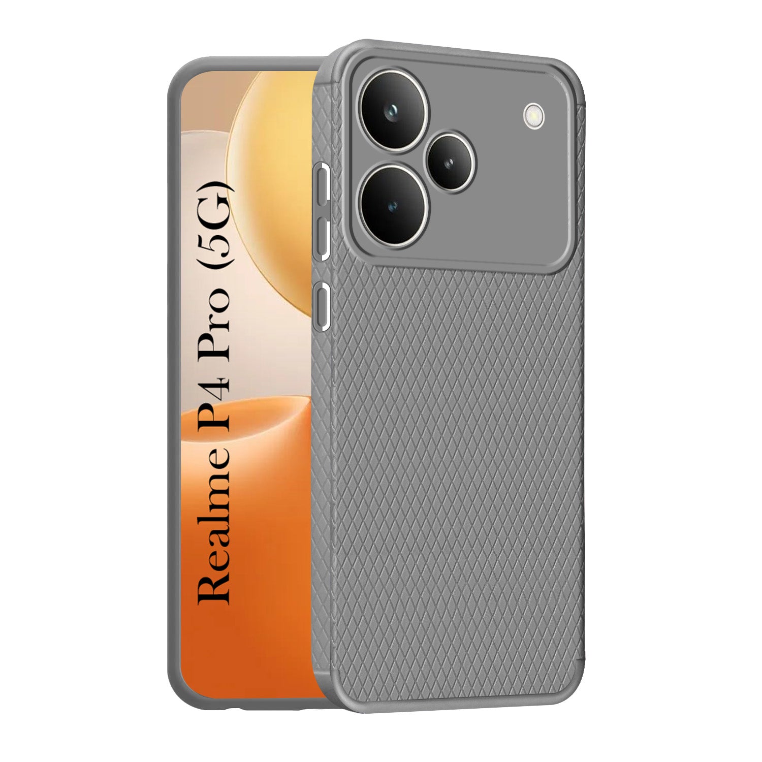 For Realme P4 Pro Back Cover Case Liquid Silicone (Camera Protection | Side Grip Texture | Soft and Flexible)