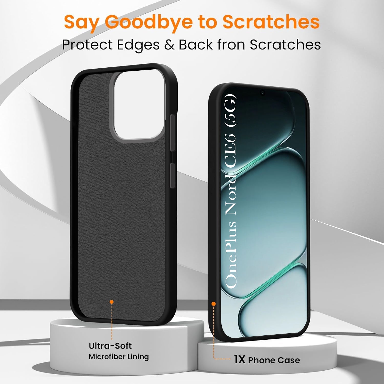For Oneplus Nord CE 6 Back Cover Case Rubberised (Textured Grip Design| Micro-Fiber Cloth Inside | Slim and Light Weight | Soft Touch and Feel)