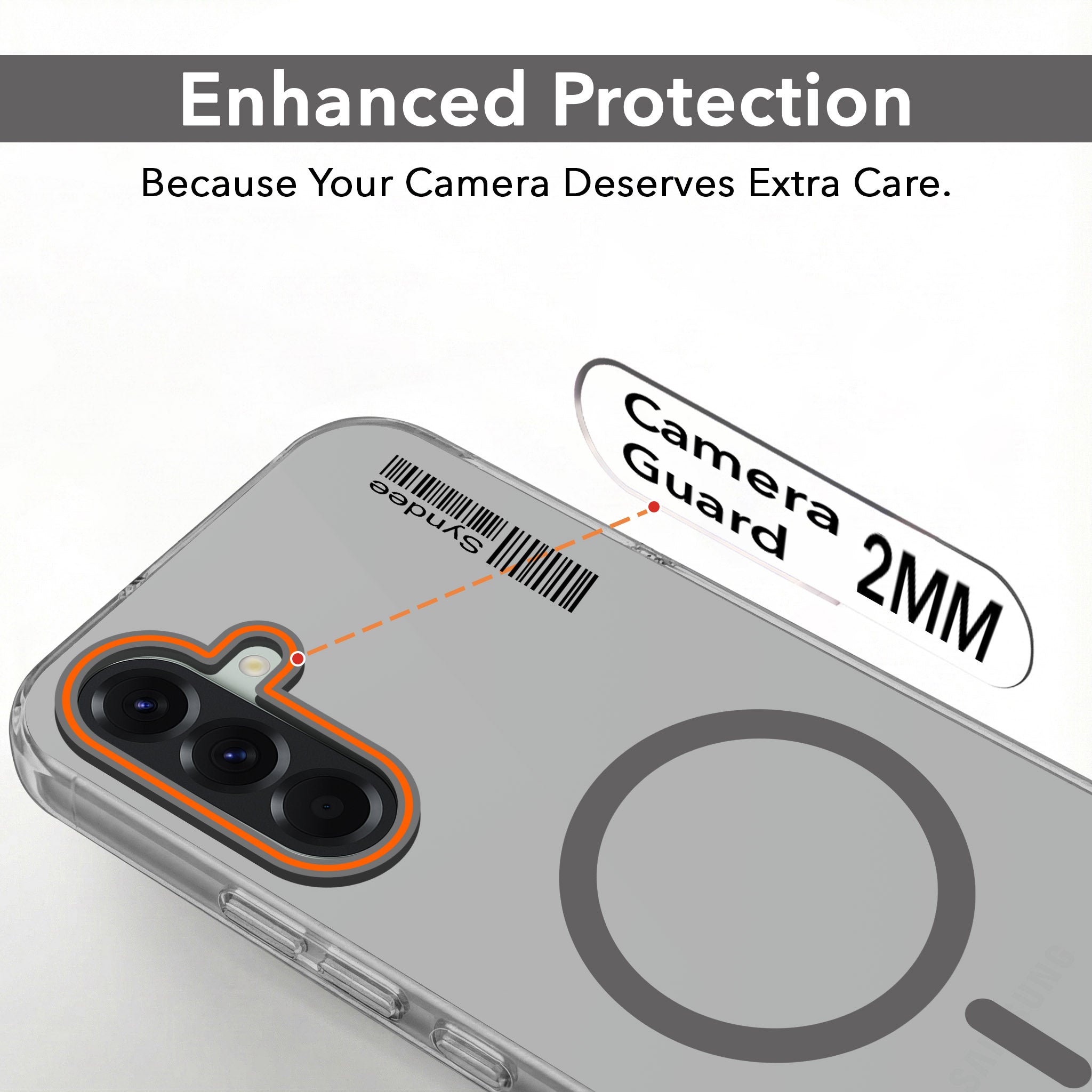 For Samsung Galaxy A56 Back Cover Case (Soft Touch | Camera Bump Protection | MagSafe Compatible | Matte Finish)