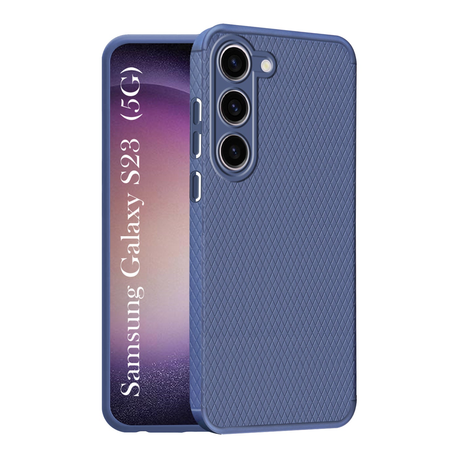 For Samsung Galaxy S23 5G Back Cover Case (Liquid Silicone | Side Grip | Camera Protection)