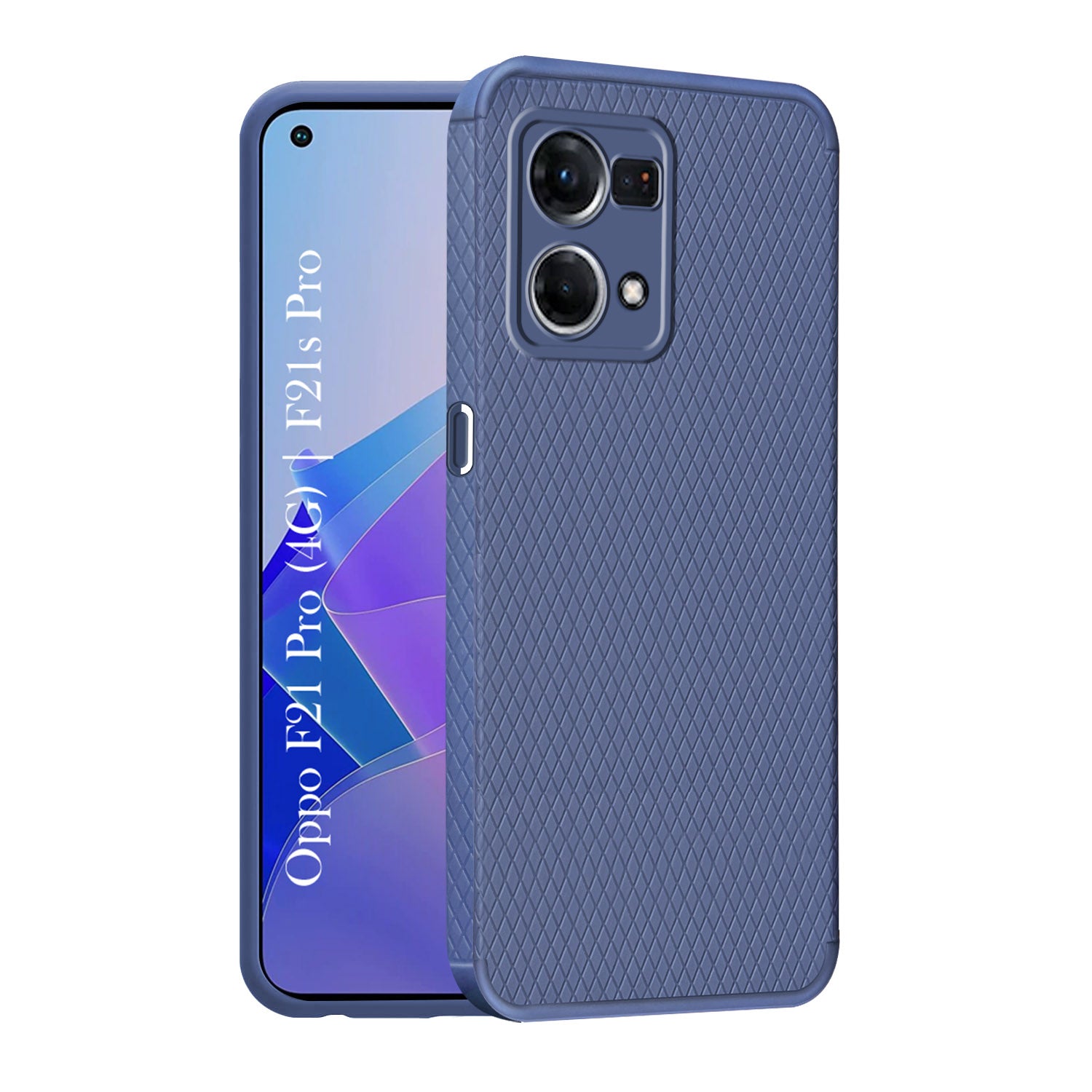 For Oppo F21 Pro 4G | F21s Pro Back Cover Case (Liquid Silicone | Side Grip | Camera Protection)