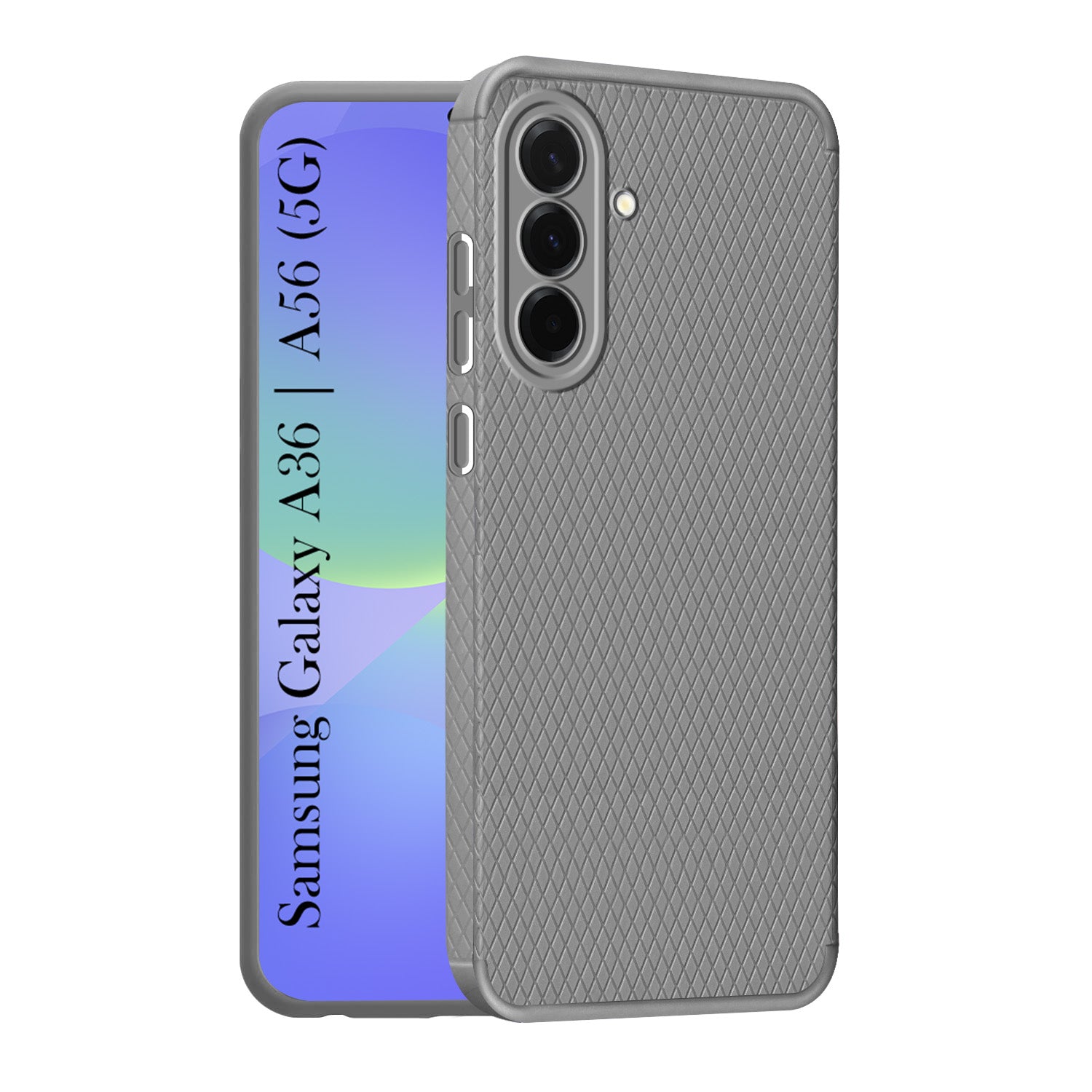 For Samsung Galaxy A36 5G | Galaxy A56 5G Back Cover Case (Liquid Silicone | Side Grip | Camera Protection)