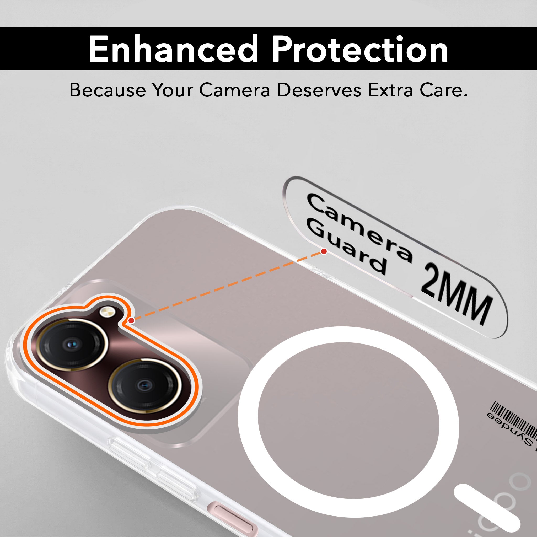 For Vivo iQOO Z9 Lite Back Cover Case (Soft Touch | Camera Bump Protection | MagSafe Compatible | Matte Finish)