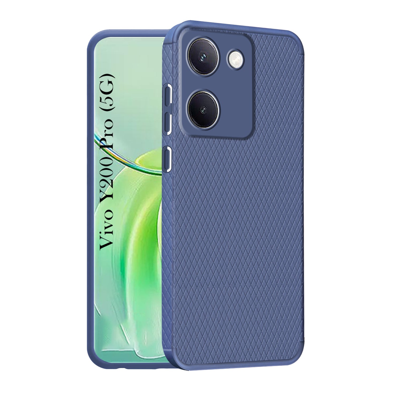 For Vivo Y200 Pro 5G Back Cover Case (Liquid Silicone | Side Grip | Camera Protection)