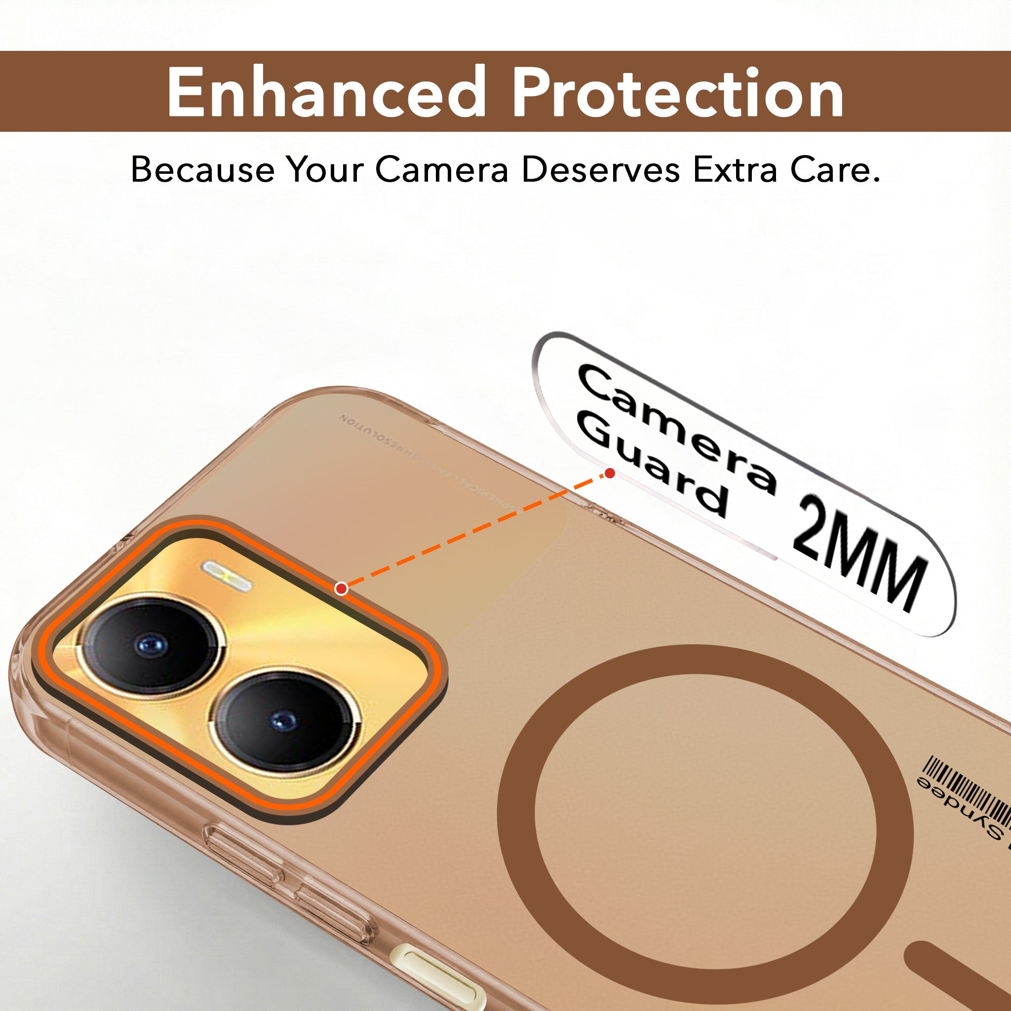 For Vivo Y56 5G Back Cover Case (Soft Touch | Camera Bump Protection | MagSafe Compatible | Matte Finish)