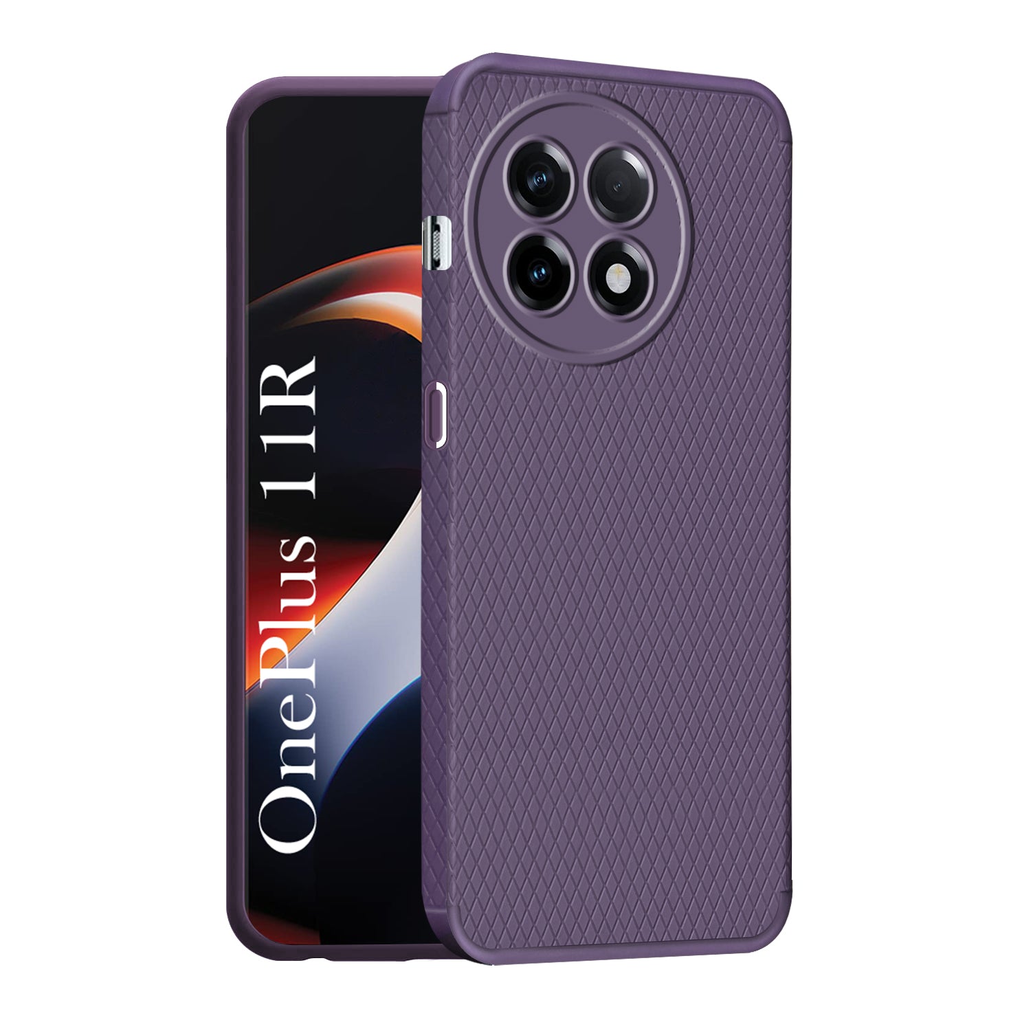For OnePlus 11R Back Cover Case (Liquid Silicone | Side Grip | Camera Protection)