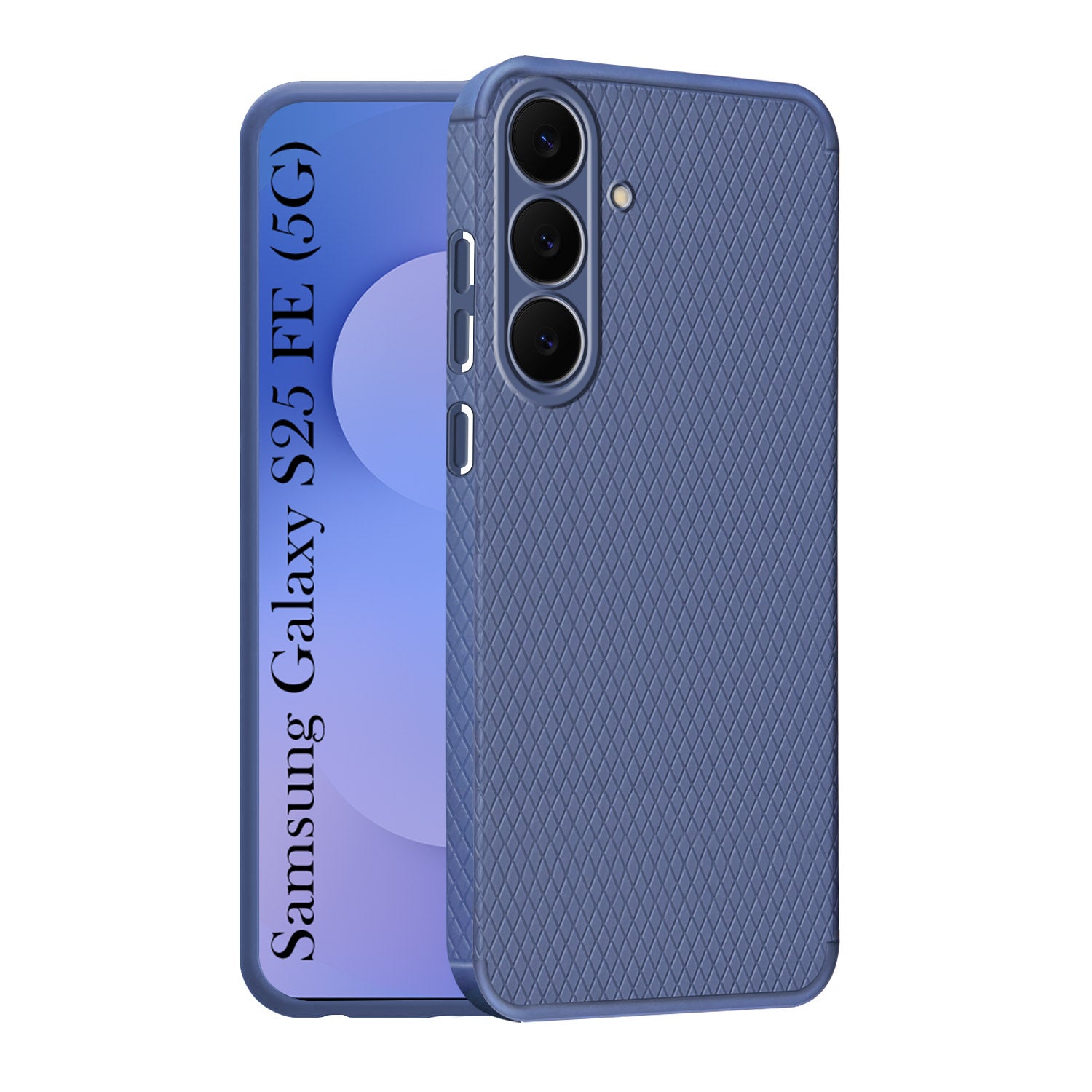 For Samsung Galaxy S25 FE Back Cover Case Liquid Silicone (Camera Protection | Side Grip Texture | Soft and Flexible)