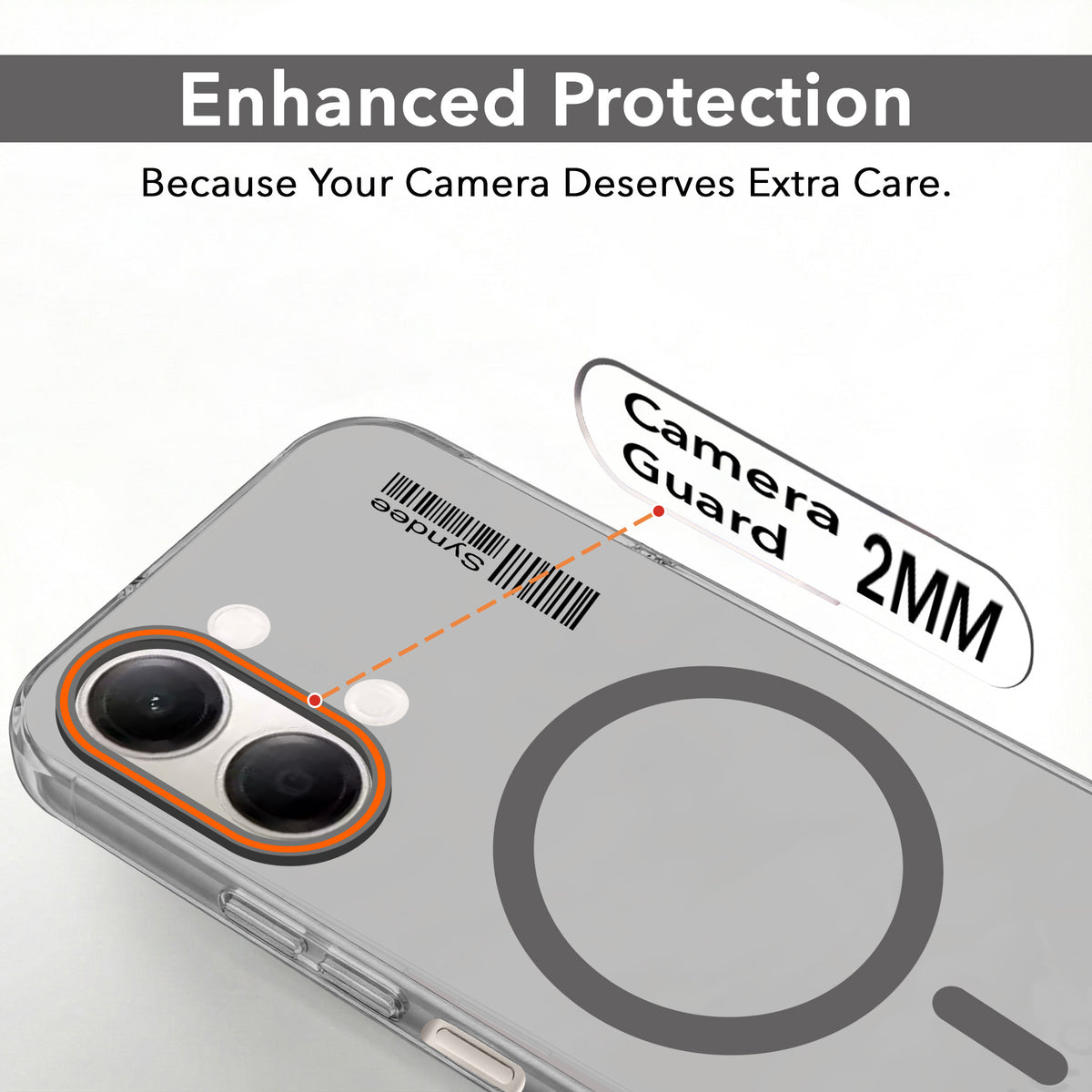 For Vivo iQOO Z11 Lite Back Cover Case (Soft Touch | Camera Bump Protection | MagSafe Compatible | Matte Finish)