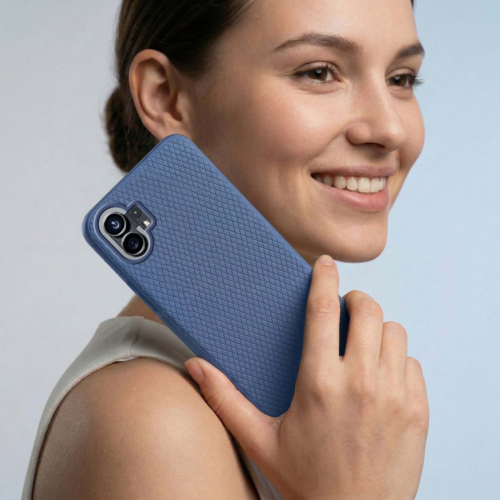 For Nothing Phone 1 Combo with Back Cover and 9H Tempered Glass (Liquid Silicone | Camera Protection | Oleophobic Coating Screen Glass)