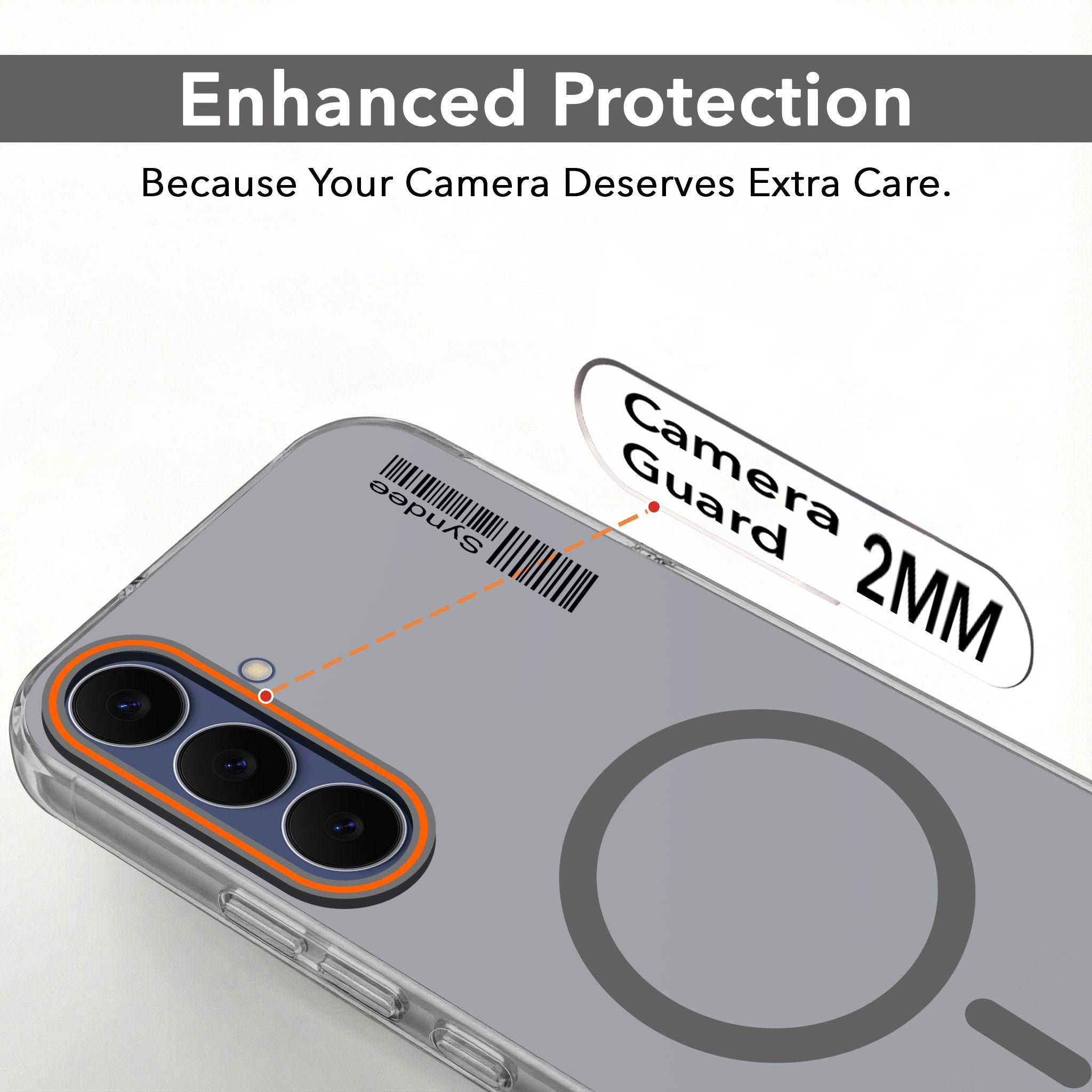 For Samsung Galaxy S25 FE Back Cover Case (Soft Touch | Camera Bump Protection | MagSafe Compatible | Matte Finish)