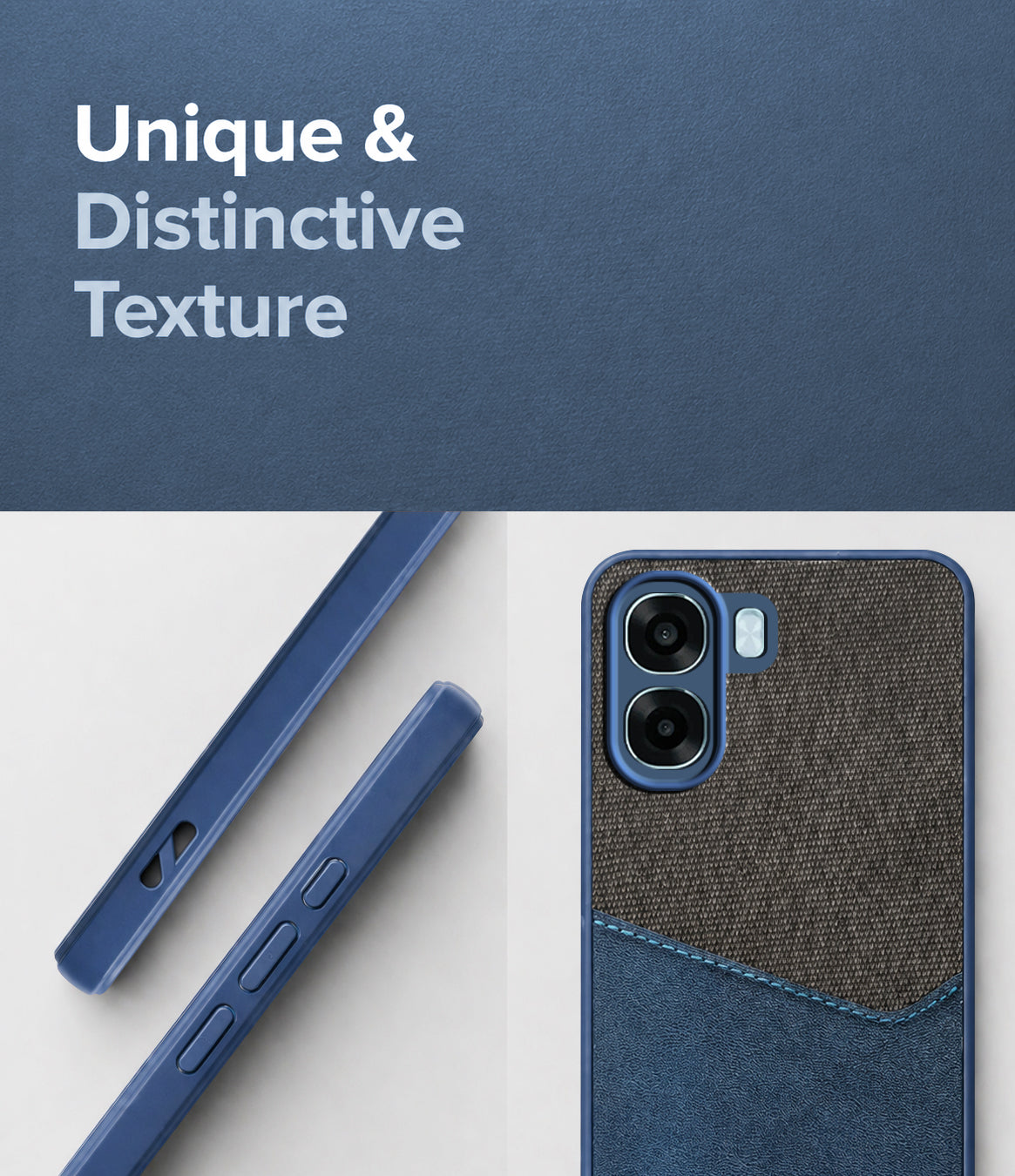 For Oppo A6X | Oppo A6S Back Cover Case (Dual PU Leather Stitch | Professional Minimalist | Soft and Flexible)