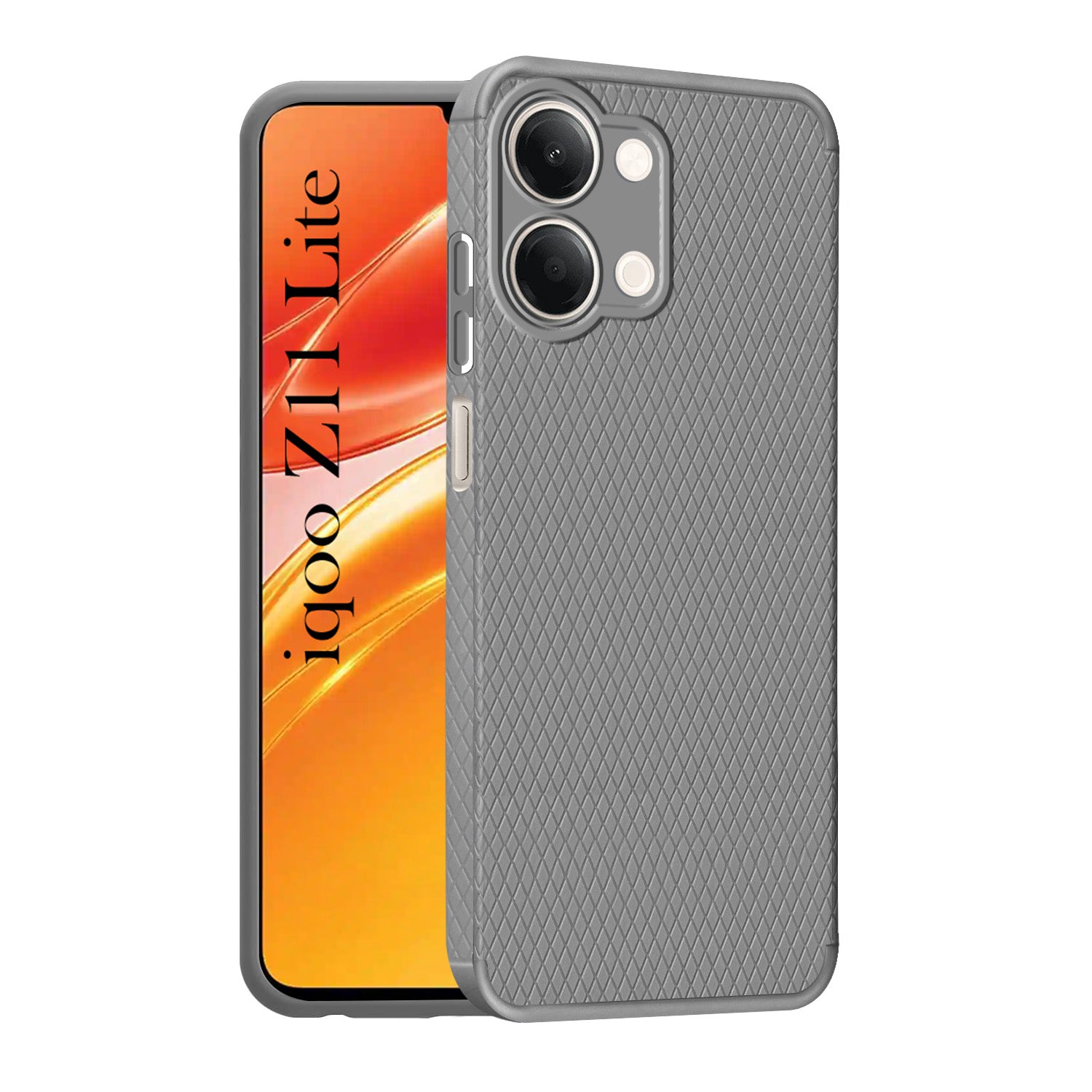 For Vivo iQOO Z11 Lite Back Cover Case Liquid Silicone (Camera Protection | Side Grip Texture | Soft and Flexible)