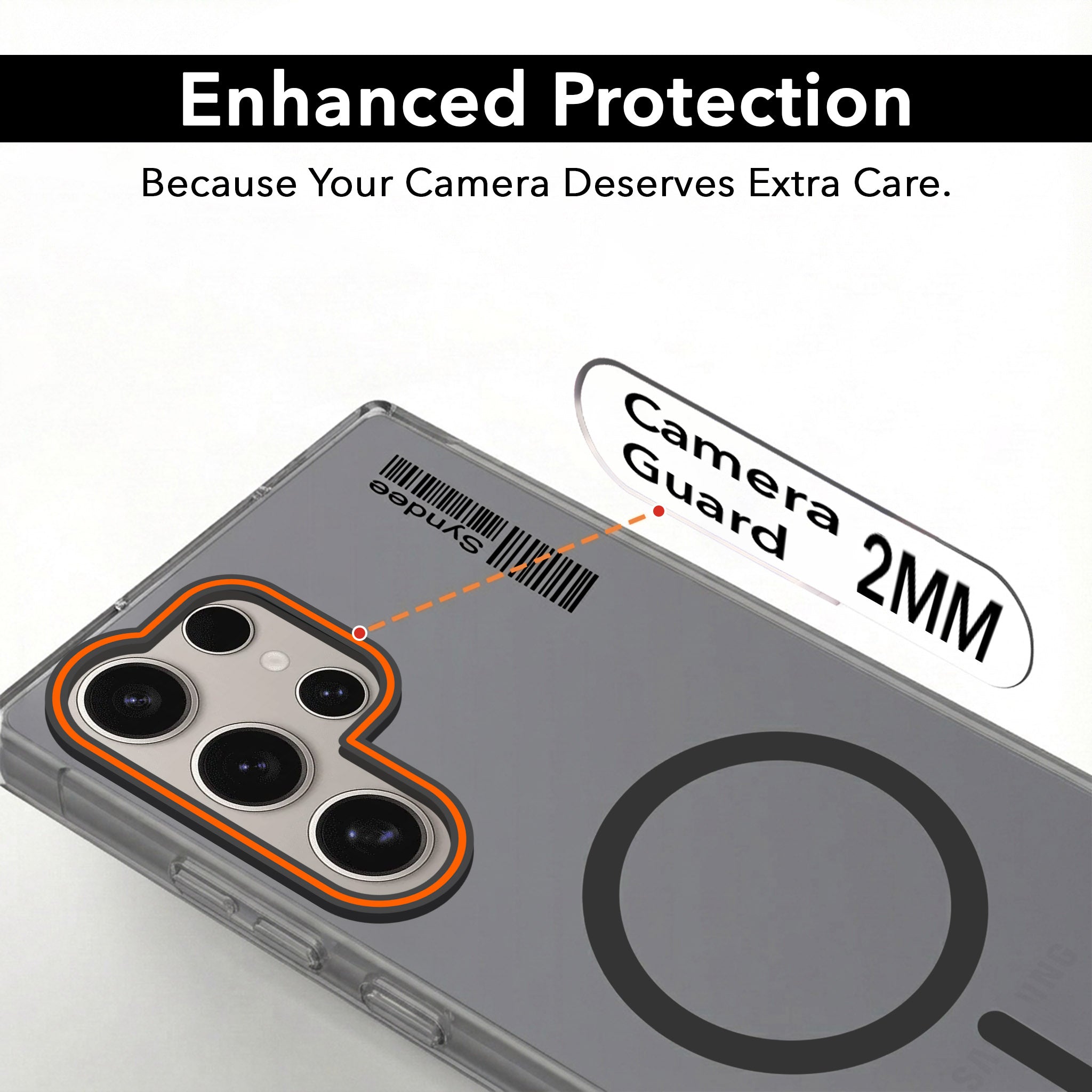 For Samsung Galaxy S24 Ultra Back Cover Case (Soft Touch | Camera Bump Protection | MagSafe Compatible | Matte Finish)