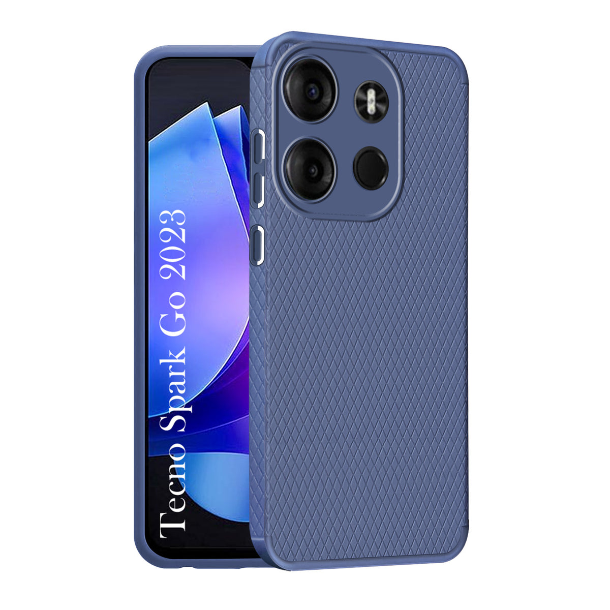 For Tecno Spark Go 2023 Back Cover Case (Liquid Silicone | Side Grip | Camera Protection)