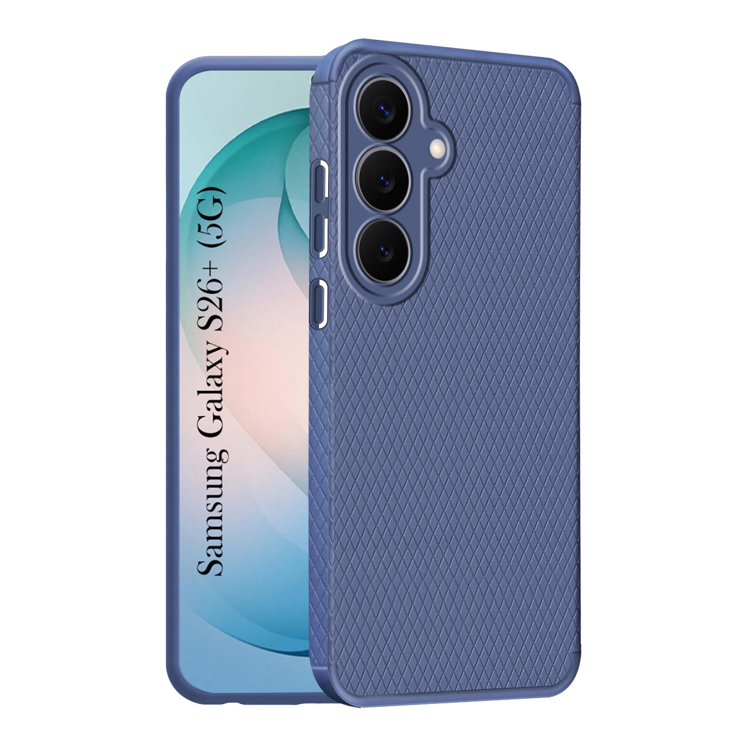 For Samsung Galaxy S26 Plus Back Cover Case Liquid Silicone (Camera Protection | Side Grip Texture | Soft and Flexible)