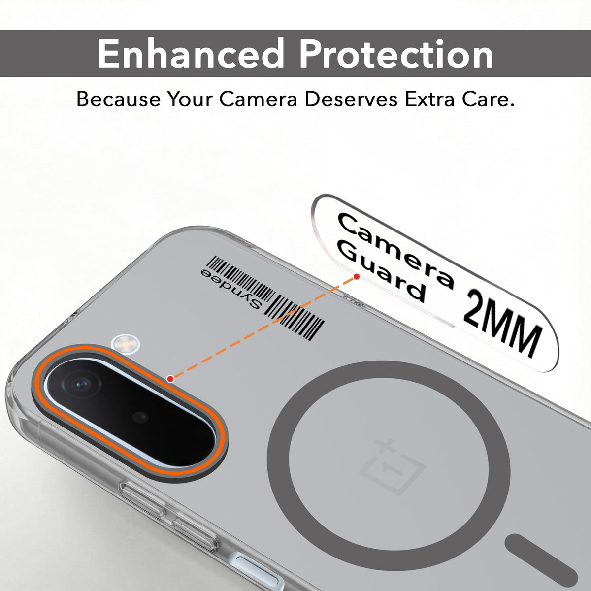 For OnePlus N6X Back Cover Case (Soft Touch | Camera Bump Protection | MagSafe Compatible | Matte Finish)