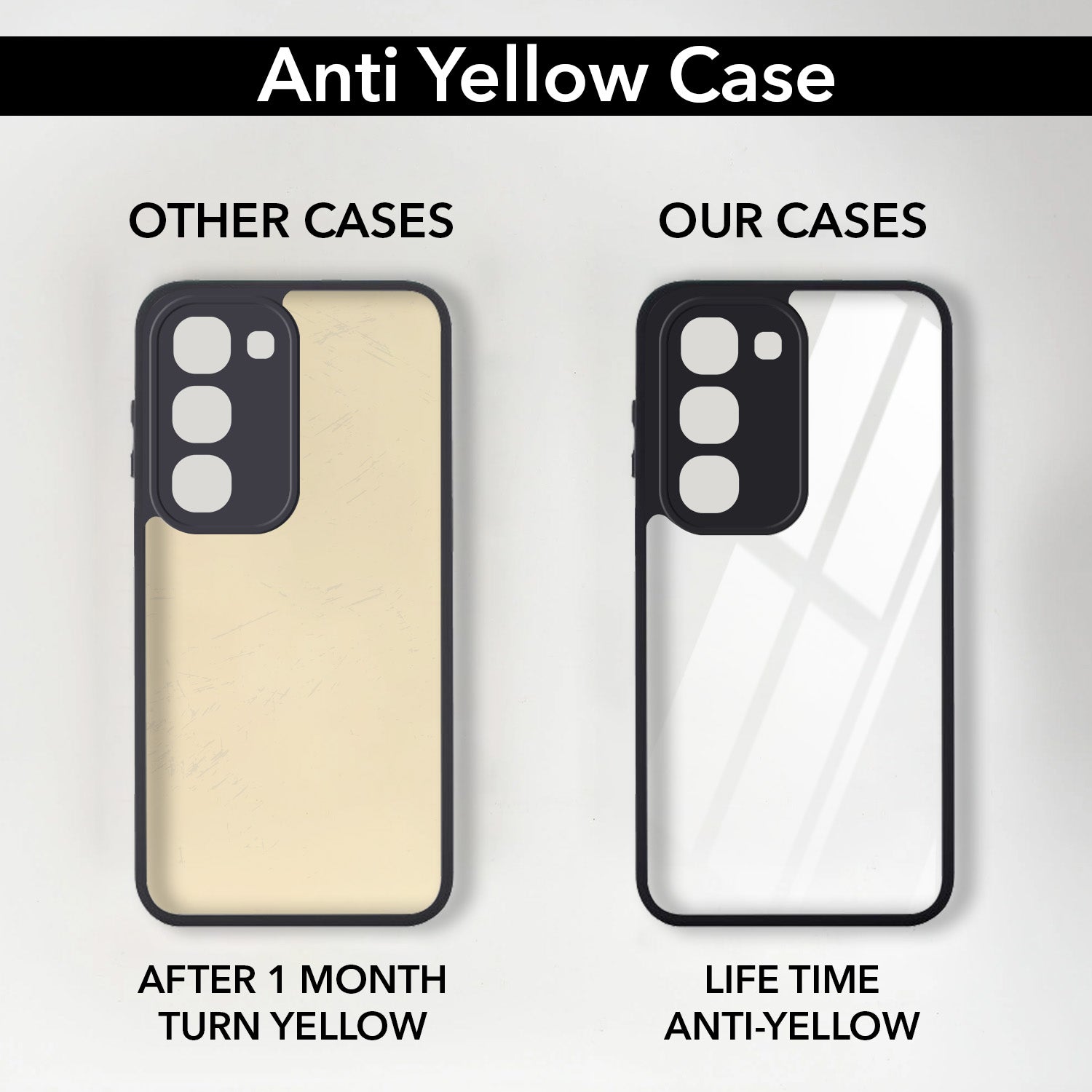 For Realme P4R 5G | Realme Narzo 100X 5G Combo with Back Cover and 9H Tempered Glass (Lifetime Anti-Yellow | Crystal Clear Shockproof | Oleophobic Coating Screen Glass)