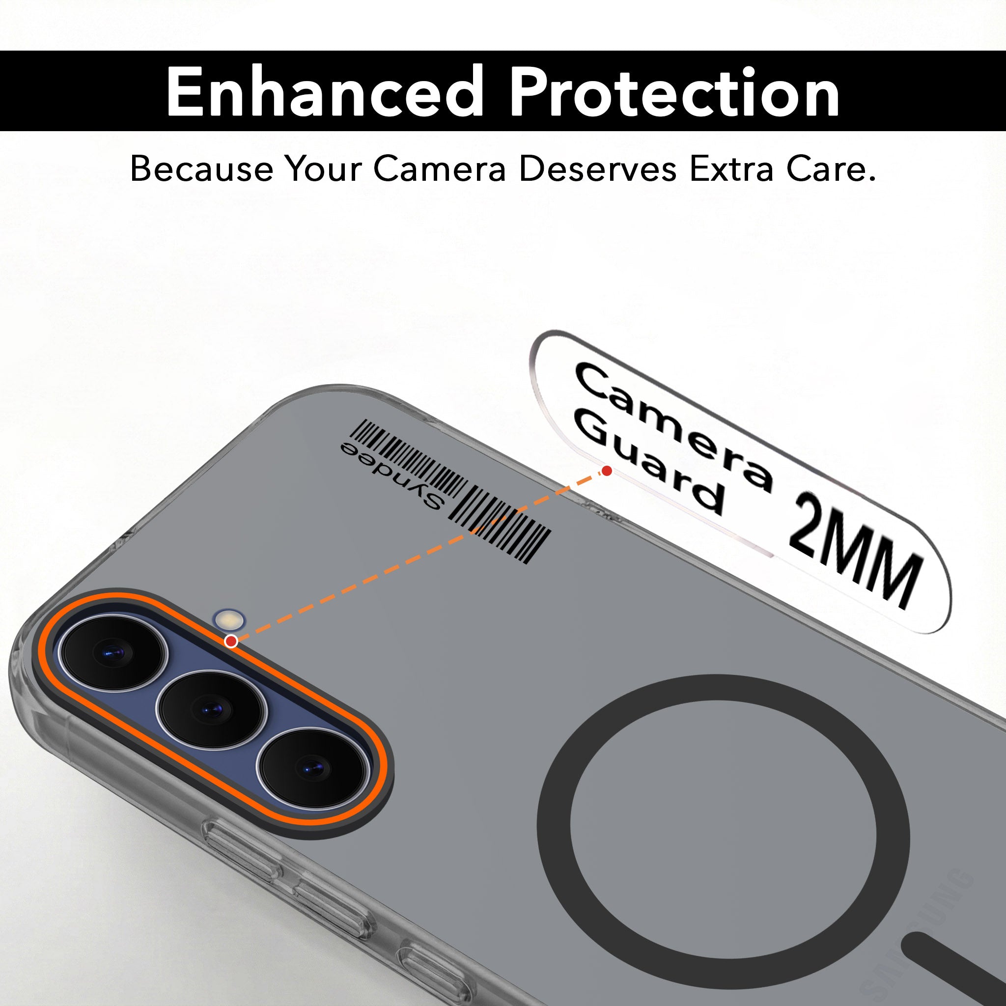 For Samsung Galaxy S25 FE Back Cover Case (Soft Touch | Camera Bump Protection | MagSafe Compatible | Matte Finish)
