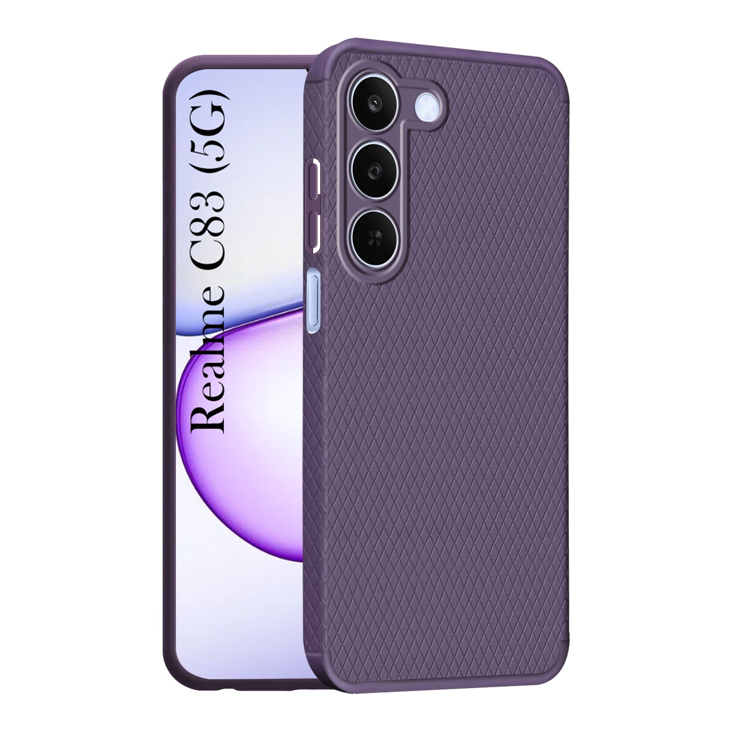 For Realme C83 5G Back Cover Case Liquid Silicone (Camera Protection | Side Grip Texture | Soft and Flexible)
