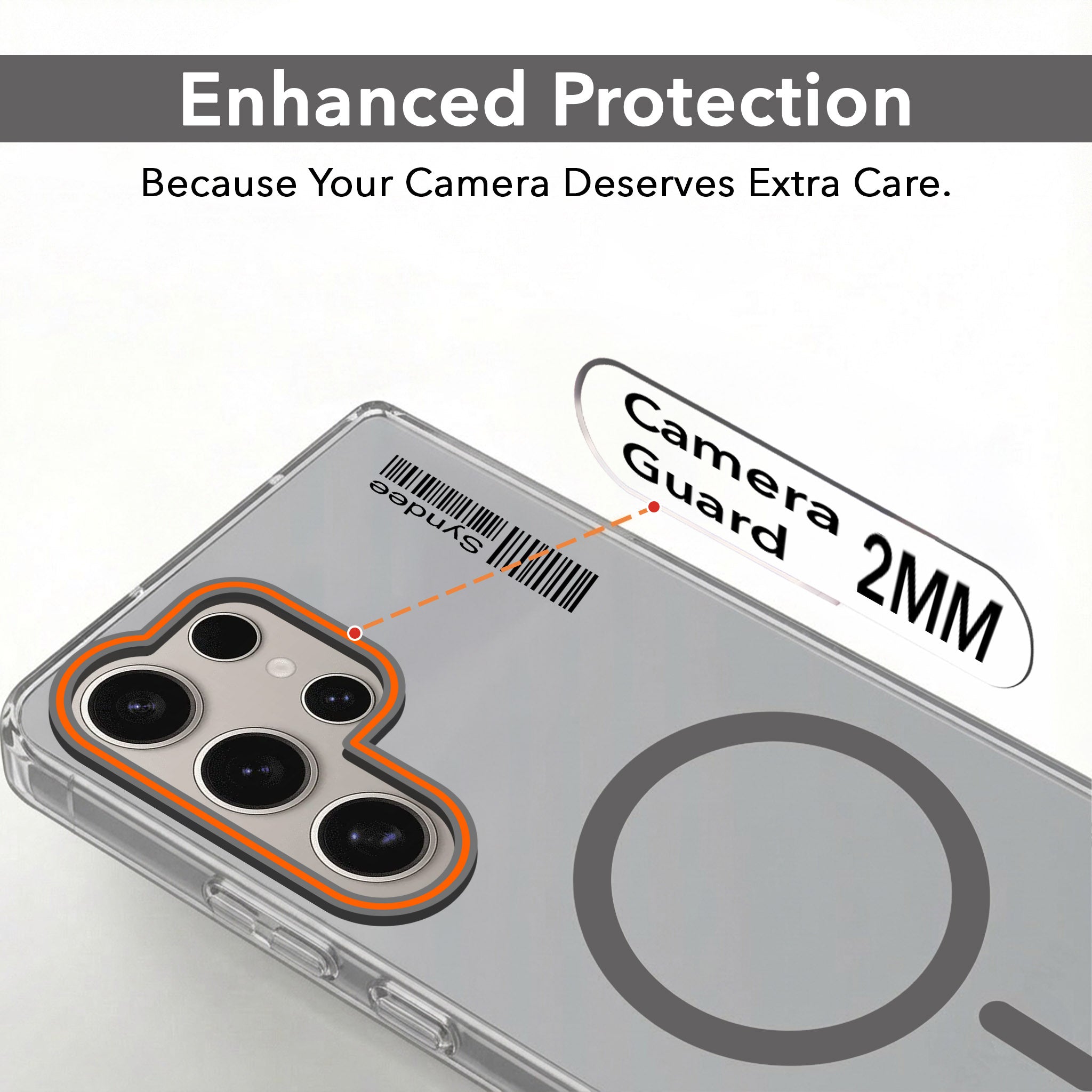For Samsung Galaxy S24 Ultra Back Cover Case (Soft Touch | Camera Bump Protection | MagSafe Compatible | Matte Finish)